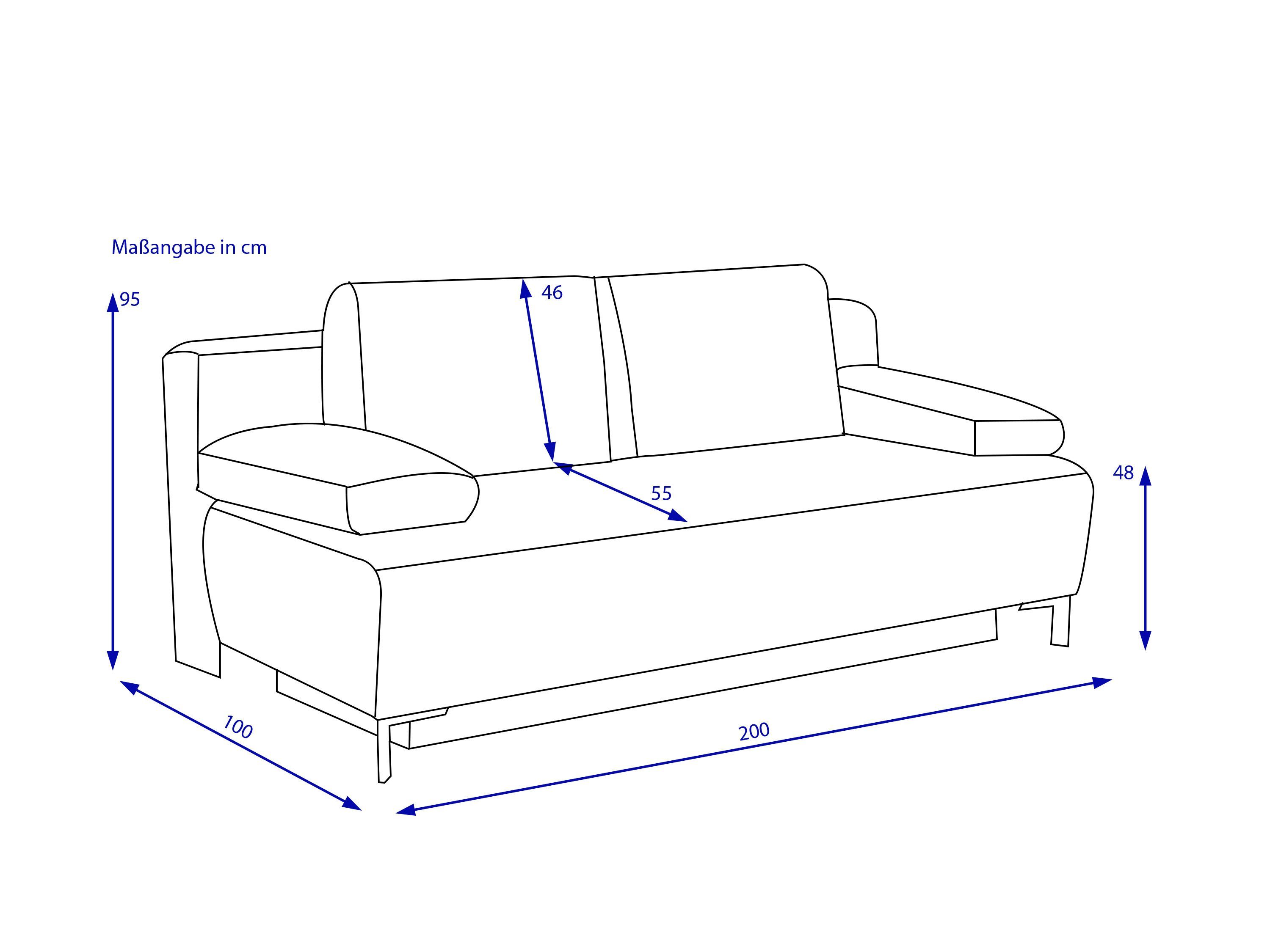 Schlafsofa Elastoform ROSI