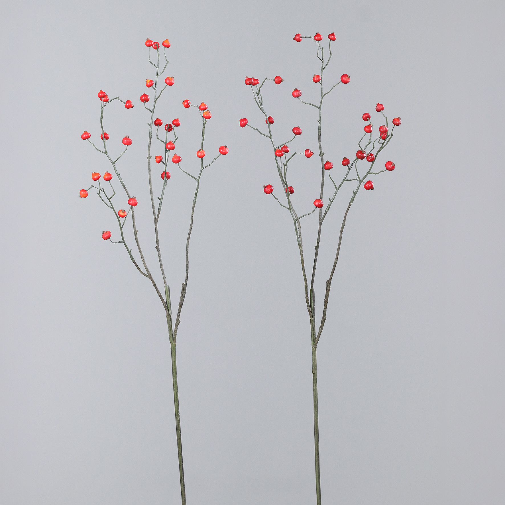 Kunstblume Hagebuttenzweig