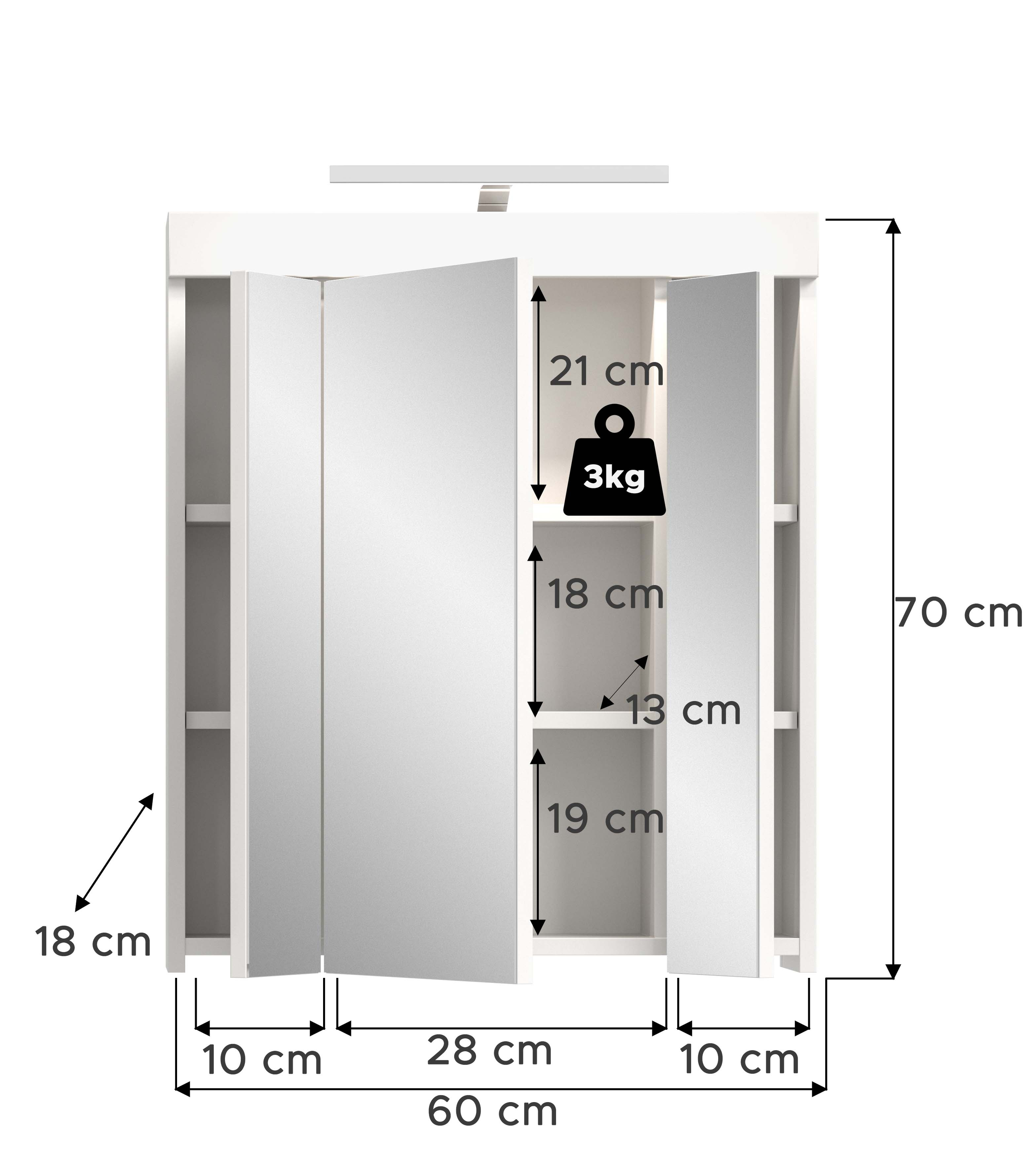 Spiegelschrank VIANA