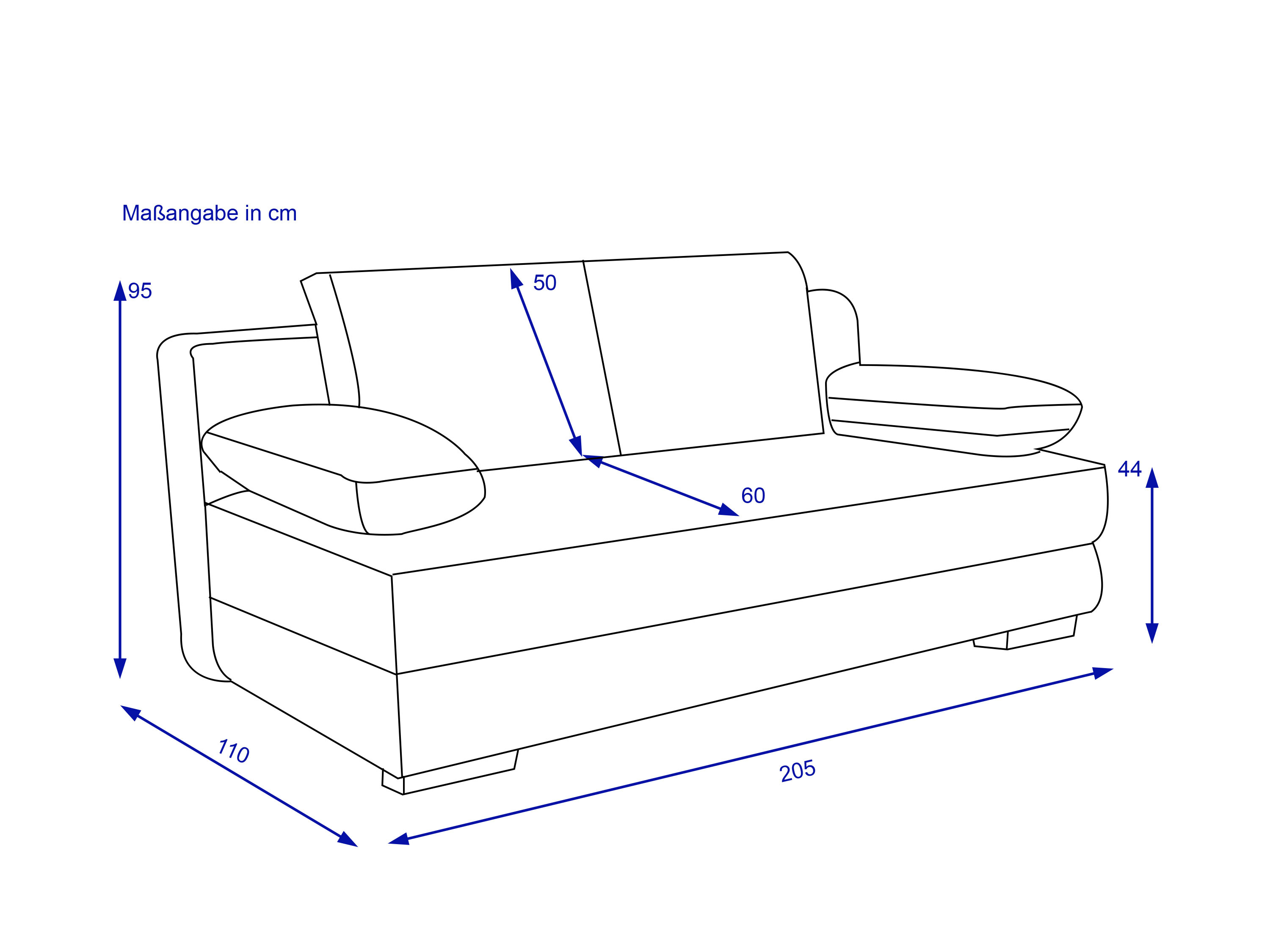 Schlafsofa HARPER JUUKA