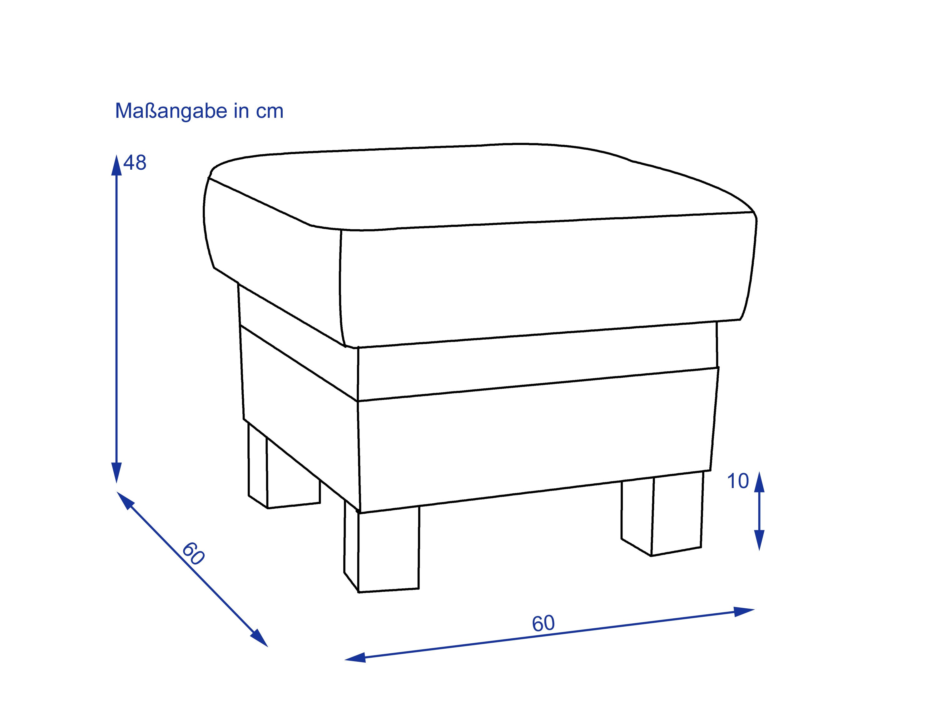 Hocker SYSTEMPOLSTER ZIPORA