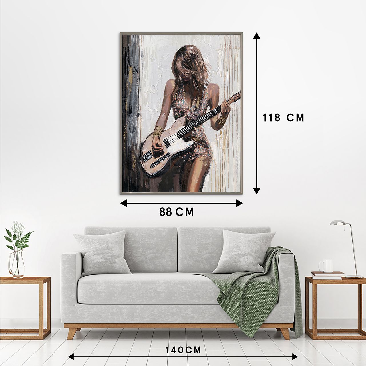 Gemälde GUITAR GIRL