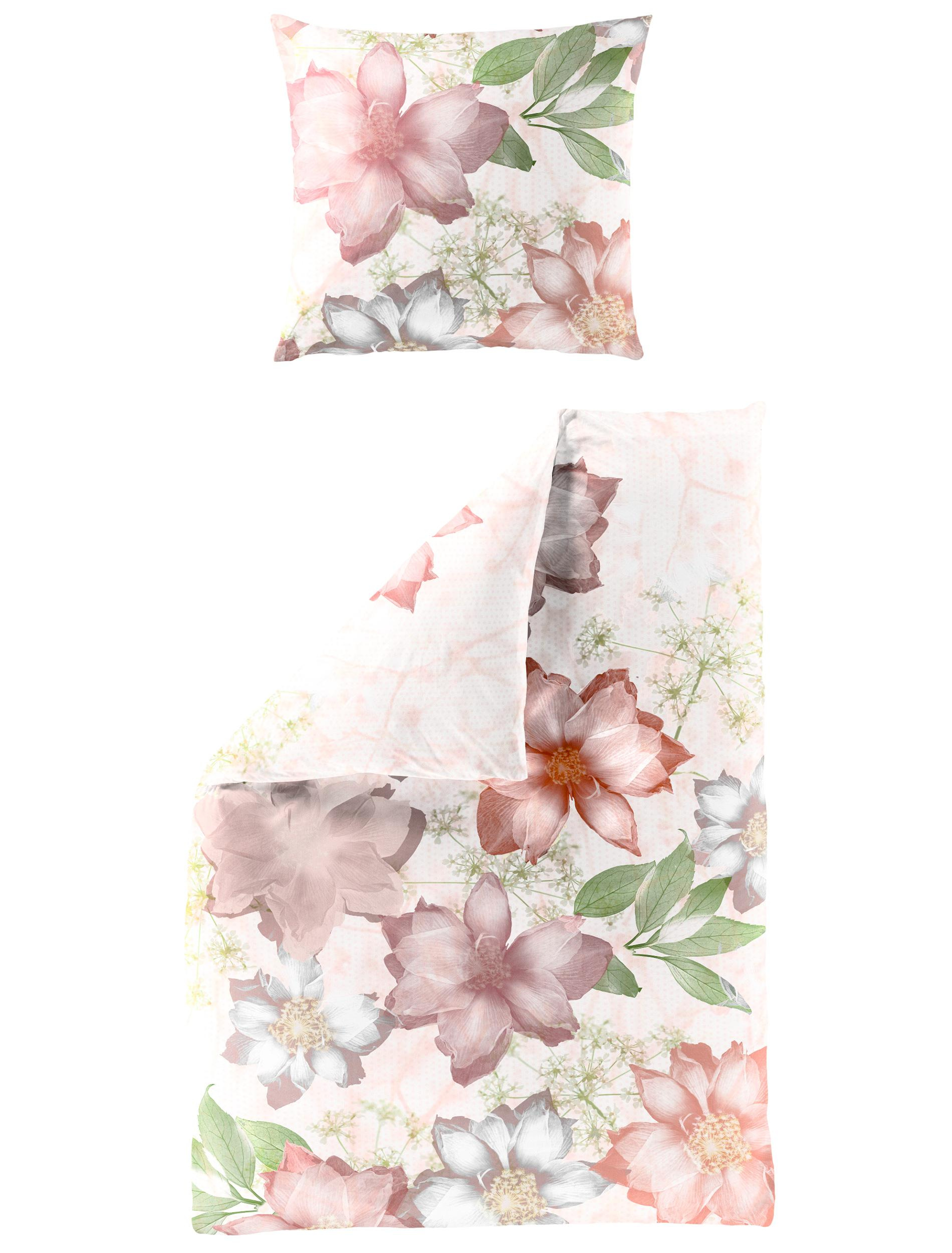 Bettwäsche Mako-Satin peach