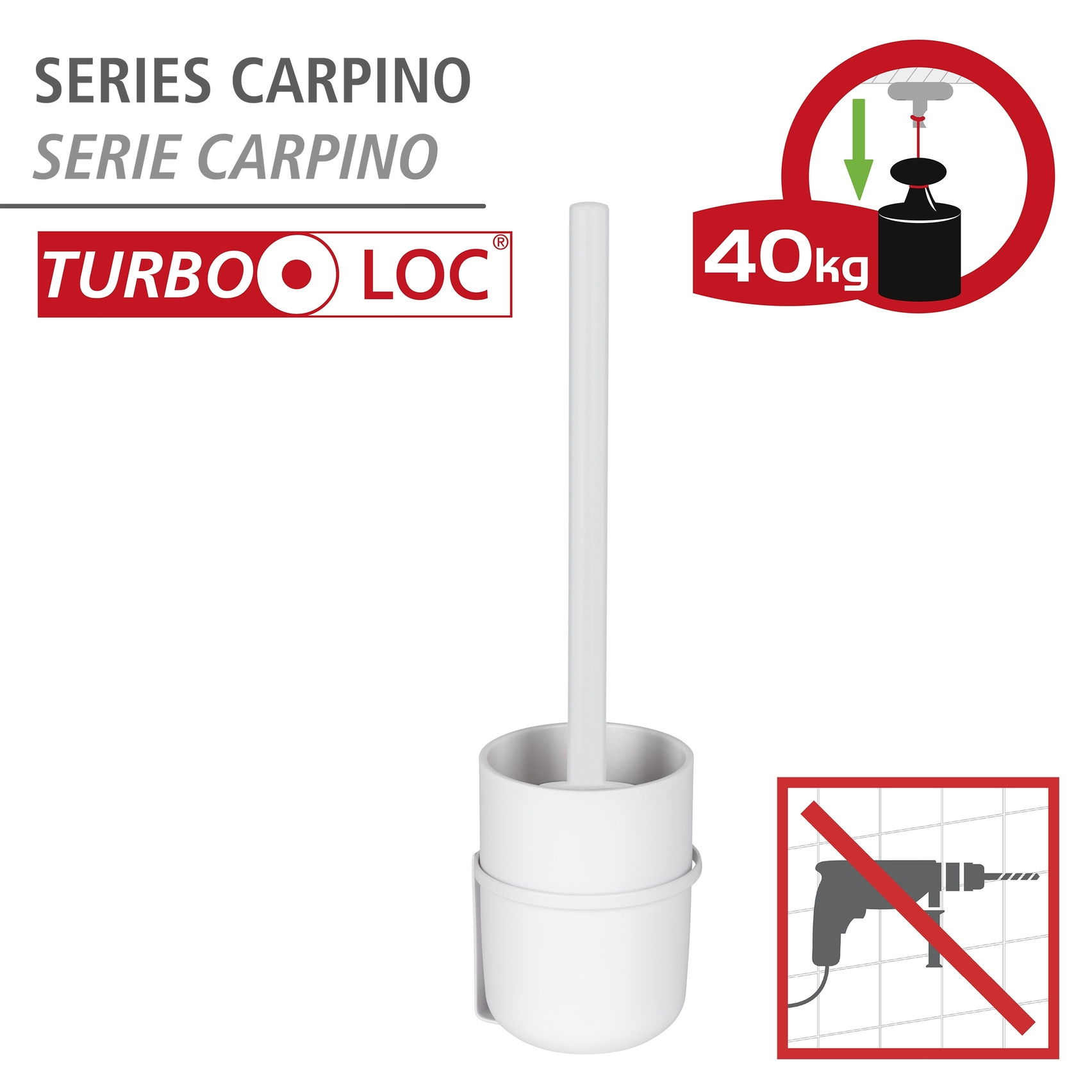 WC-Garnitur TURBO-LOC® CARPINO