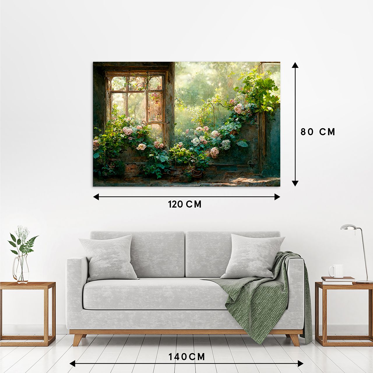 Acrylglasbild ROMANTIK GARTEN