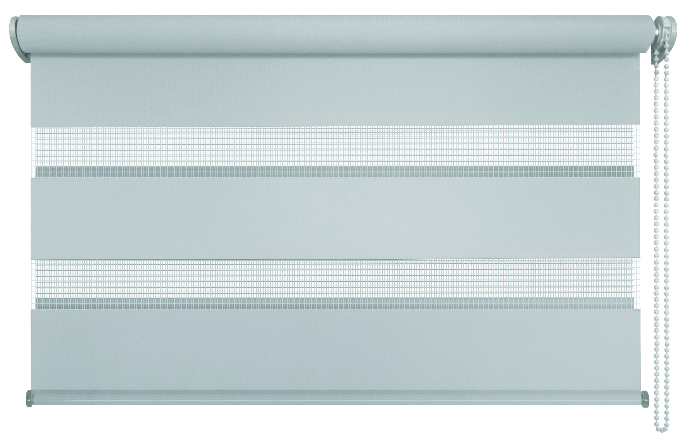 Rollo DUO grau 140x160cm