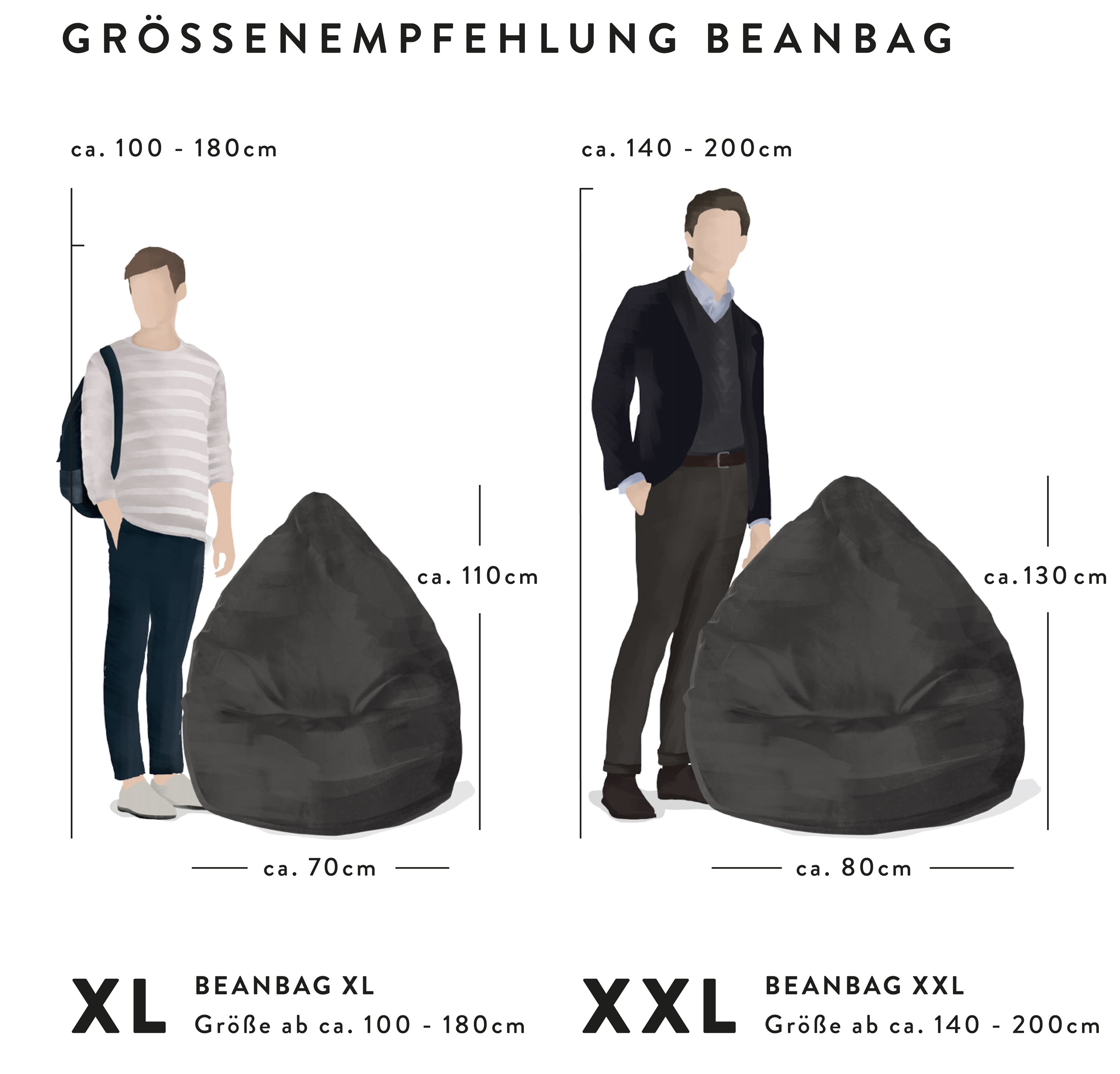 Sitzsack BeanBag SOFTY XL