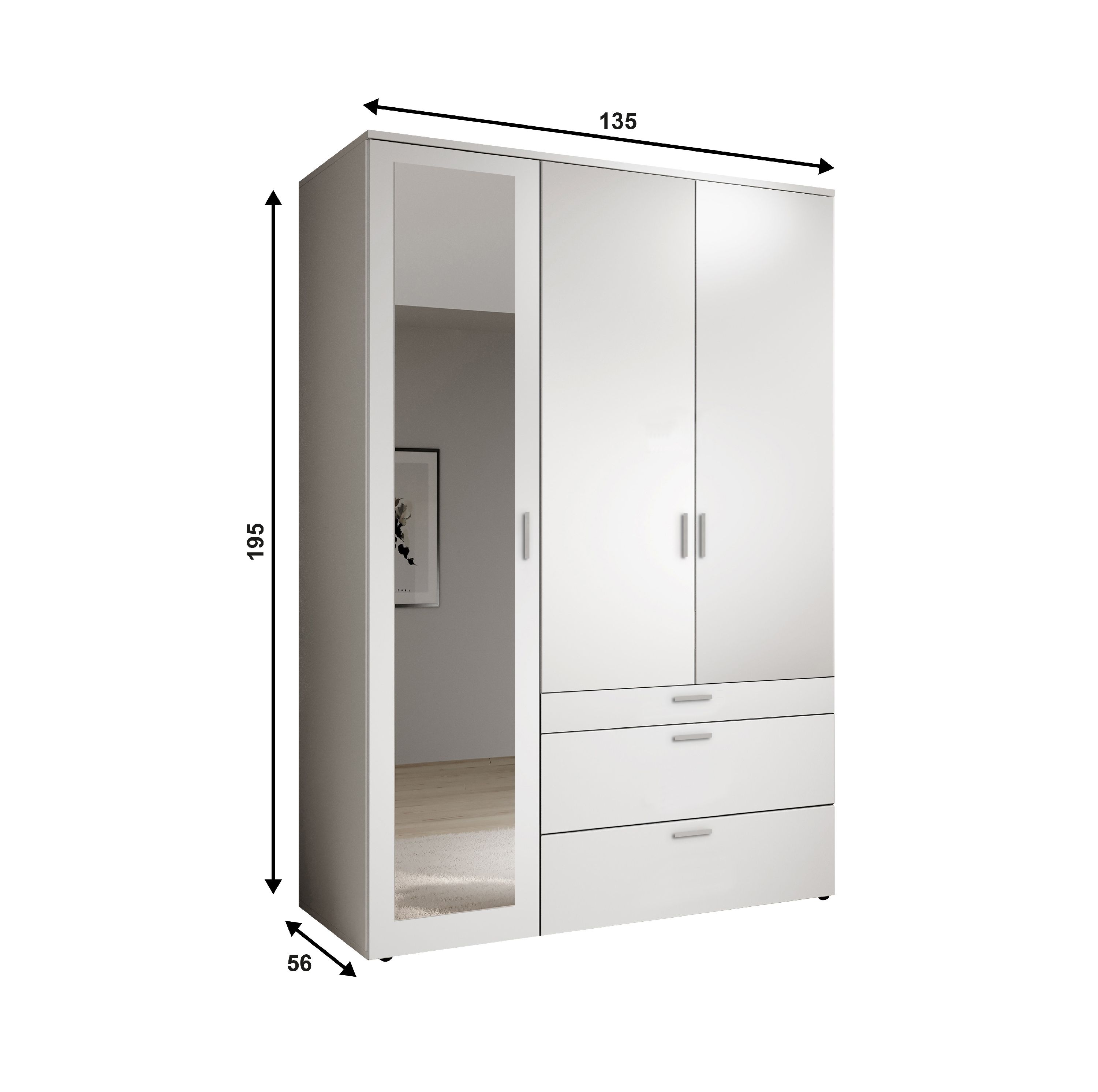 Kleiderschrank HARPER BOSA