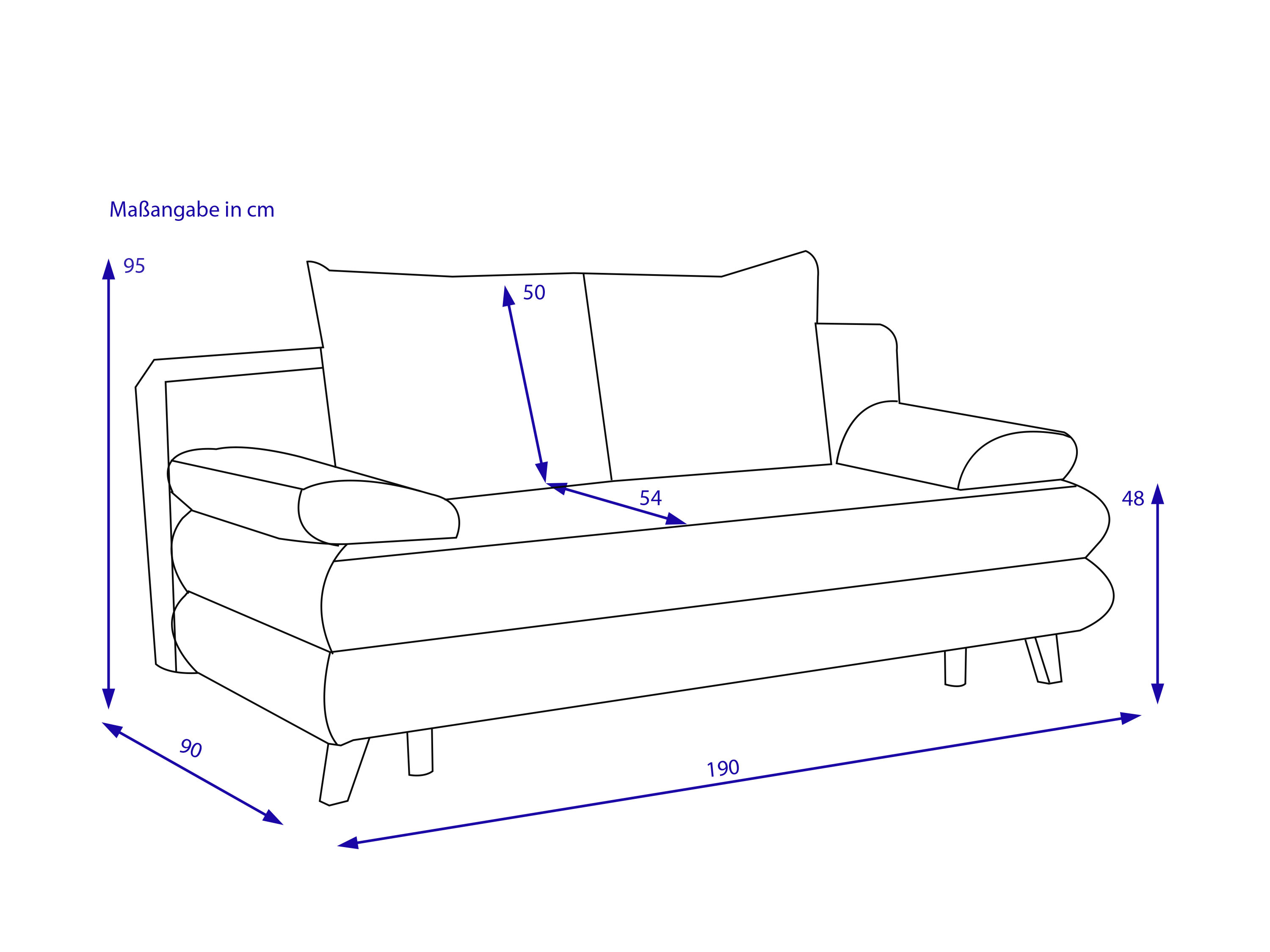 Schlafsofa GINA