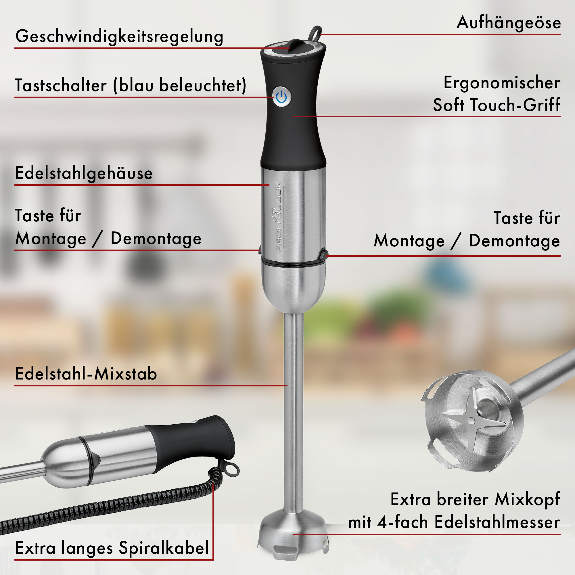 Stabmixer PROFICOOK