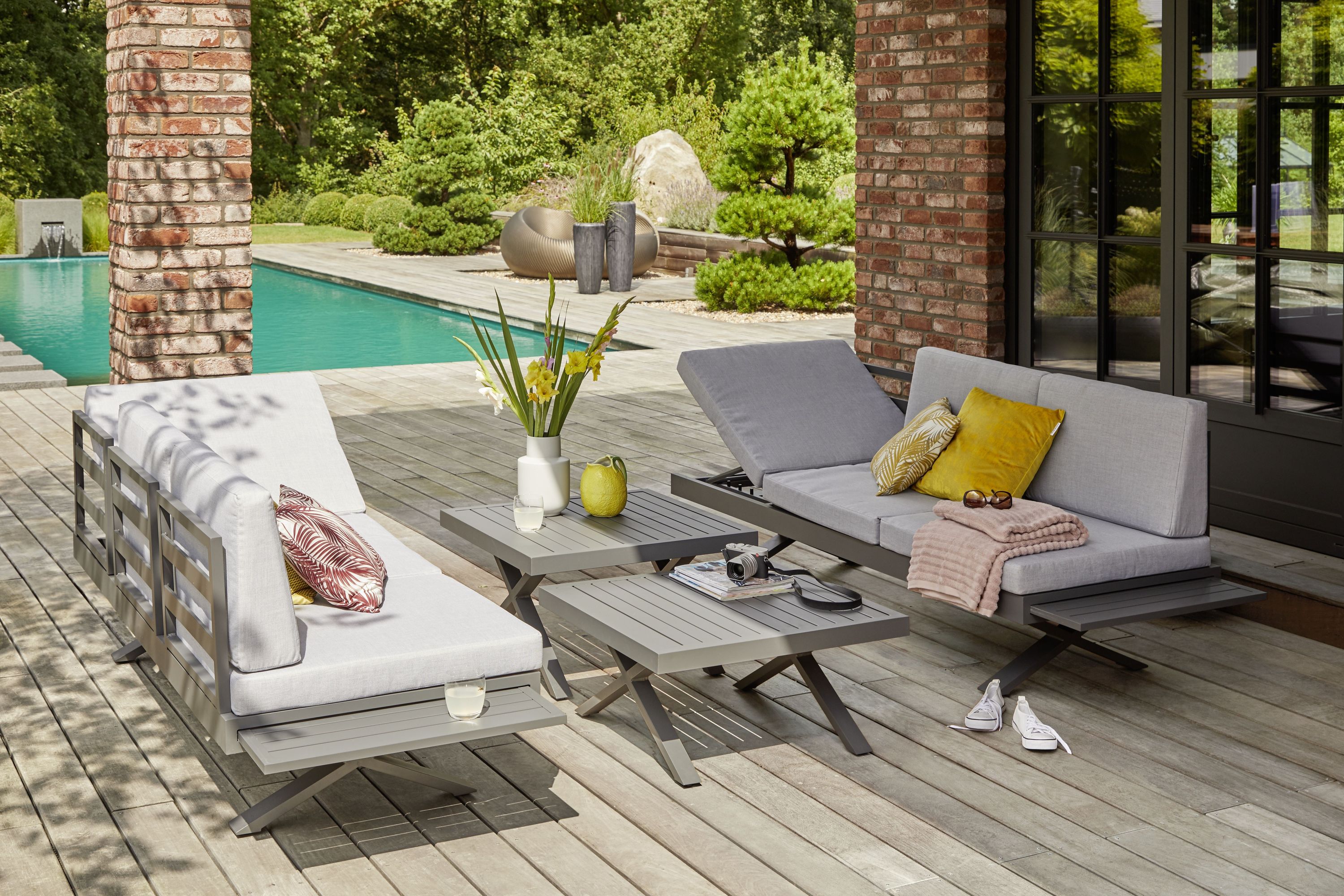 Loungetisch outdoor RIEKE Set