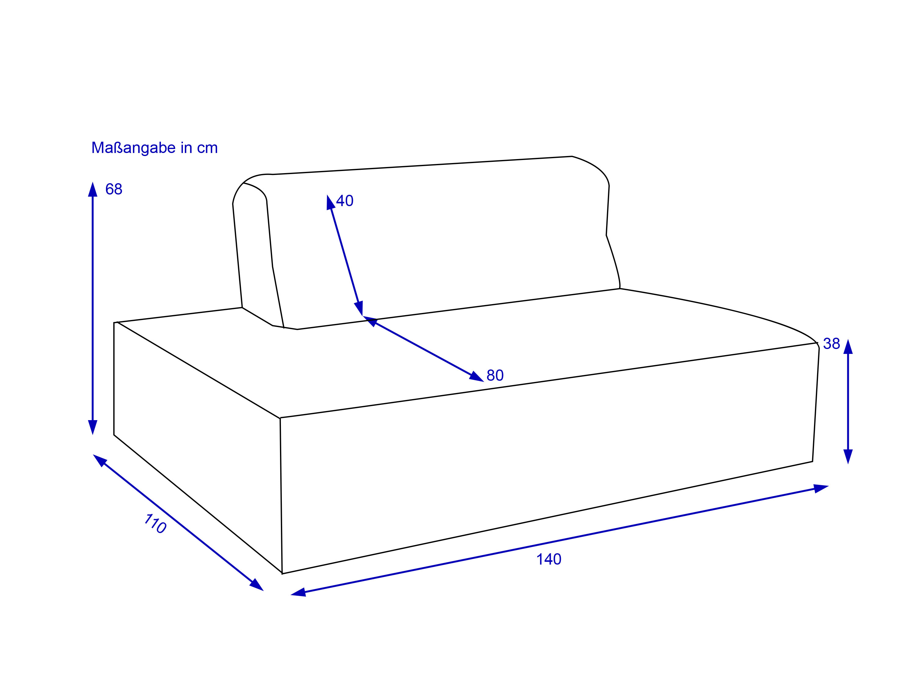Sofaelement ZEFERINO FANO