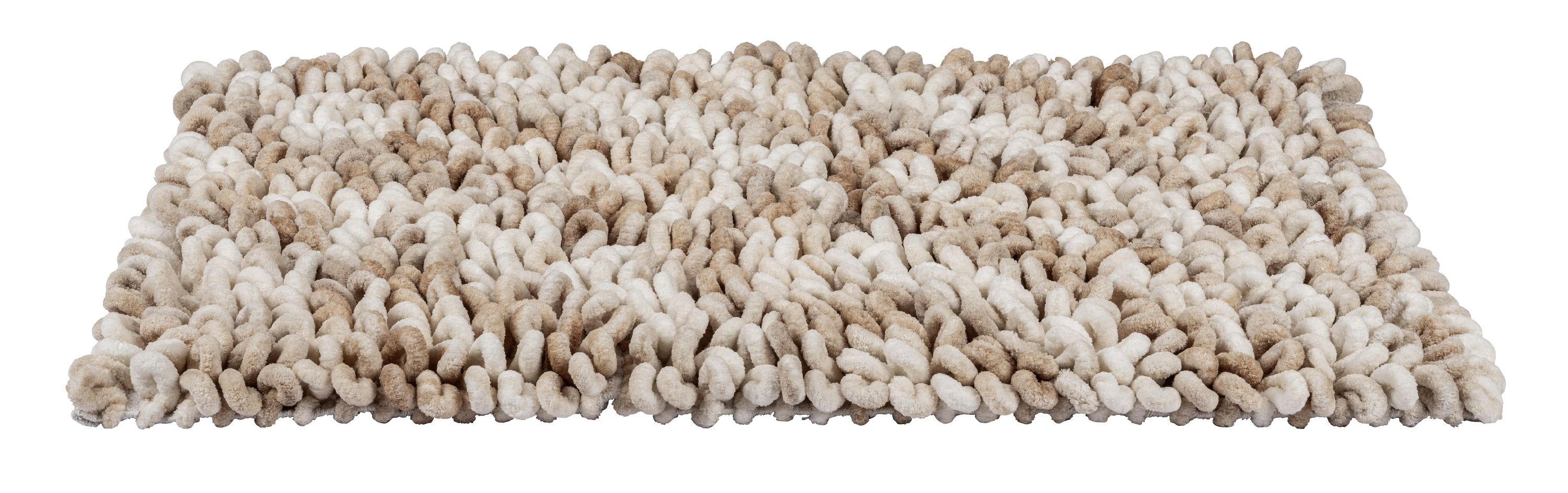 Badematte LERICI weiß-beige