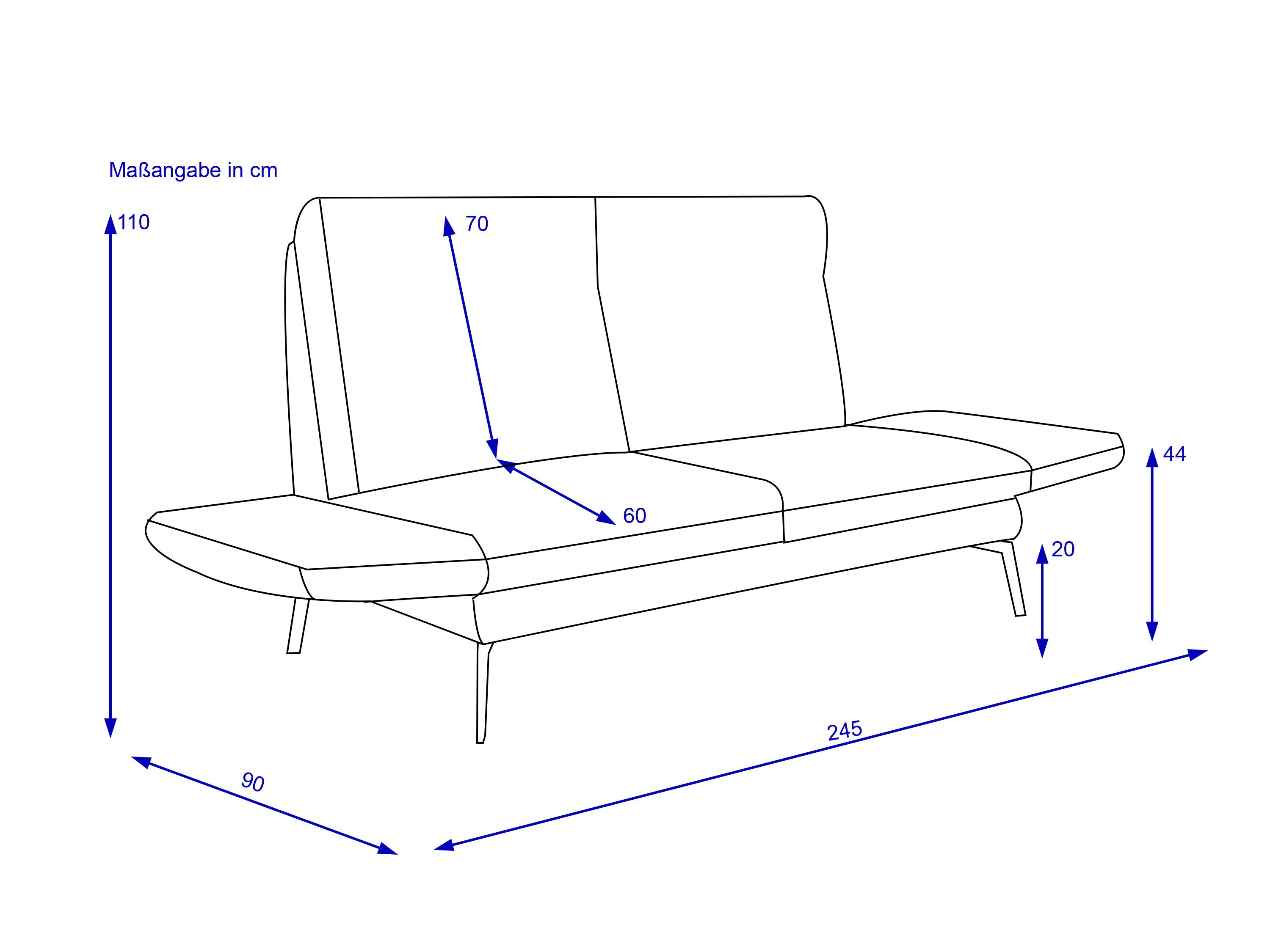 Sofa MONDO 2,5 Sitzer ASSEA GRANDE