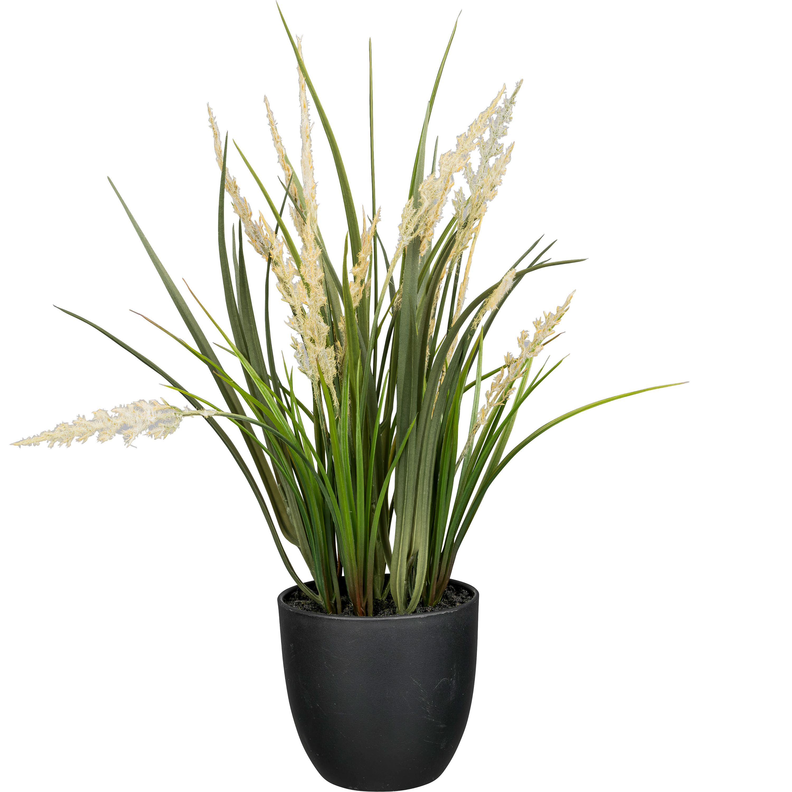 Kunstpflanze Gras im Topf