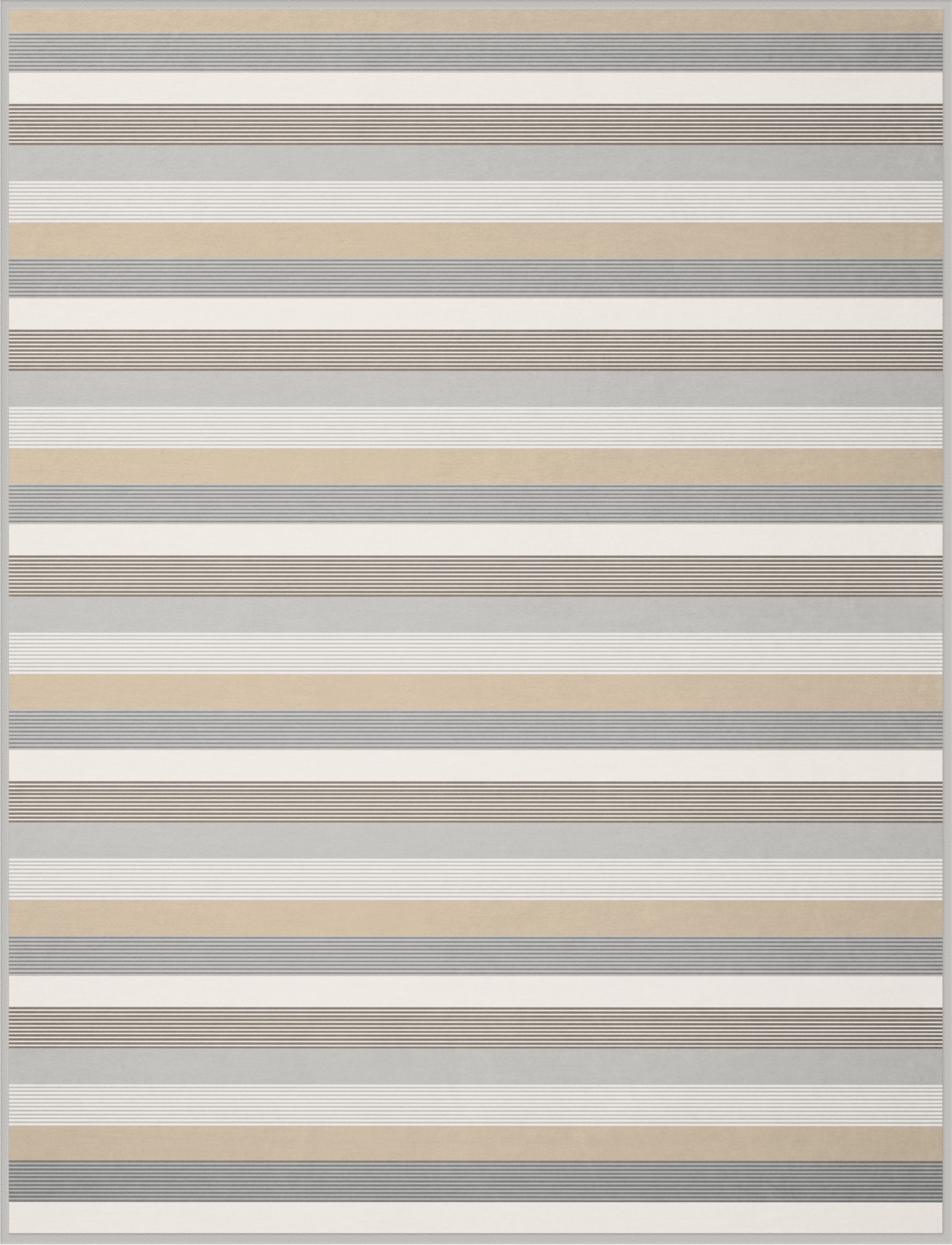 Decke HOME COTTON silber