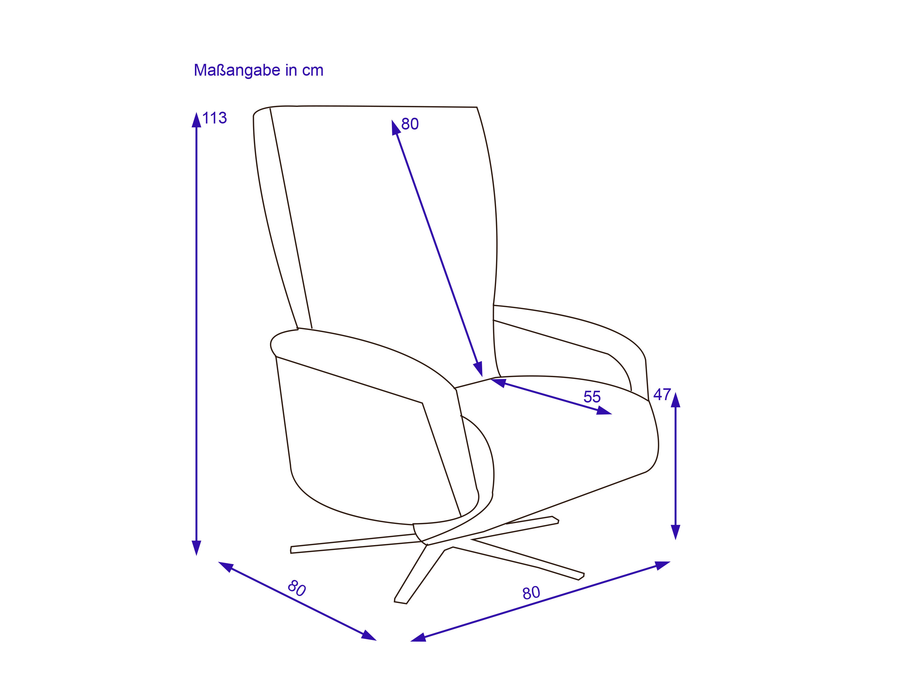 Relaxsessel erpo CLASSICS CL 334.12