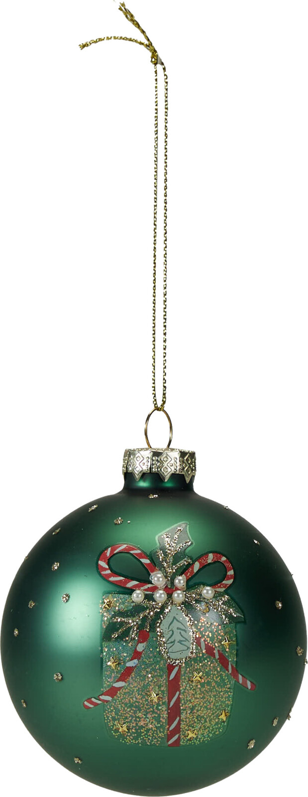 Weihnachtskugel SCHLEIFE/GESCHENK