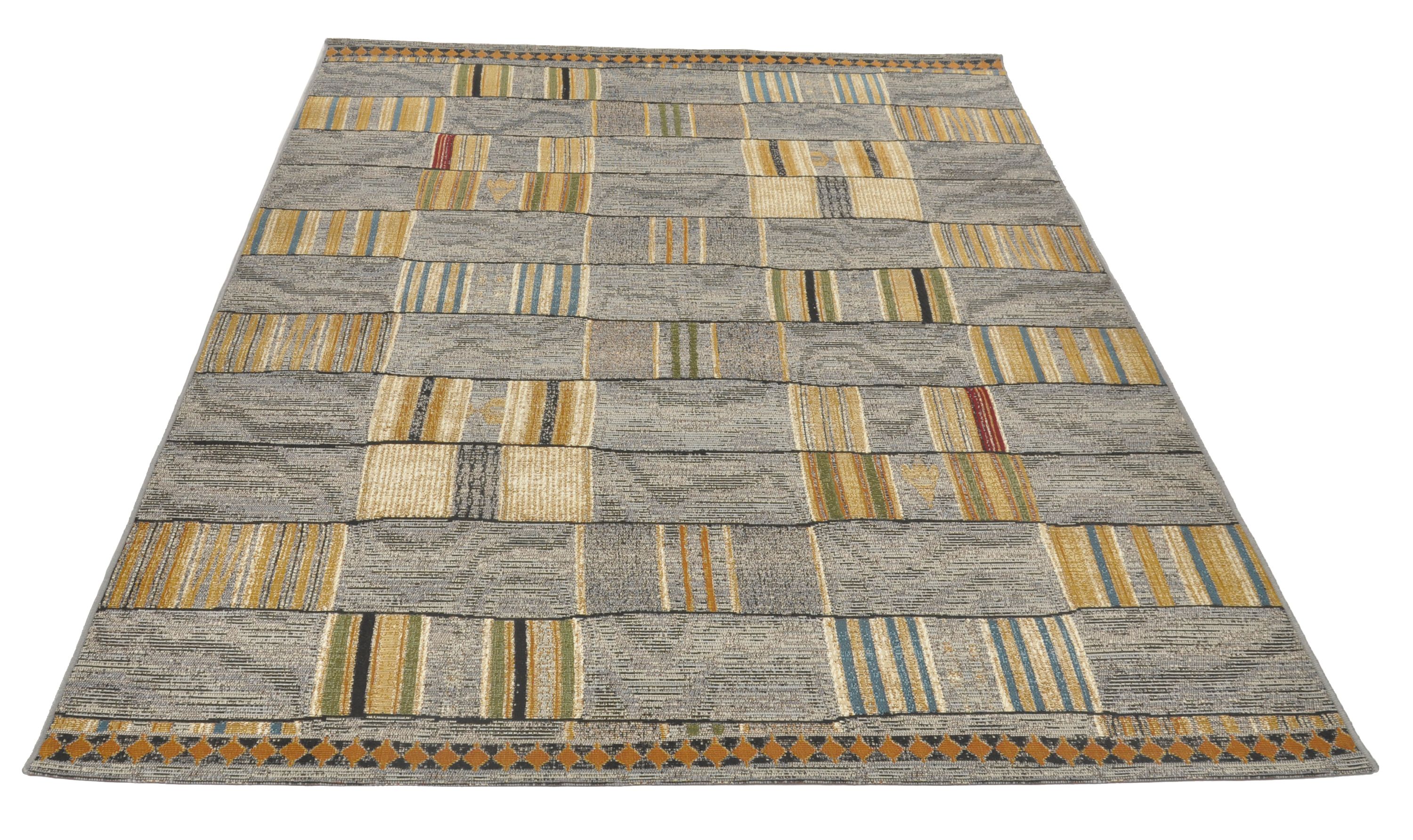 Teppich AURORA grau/multi