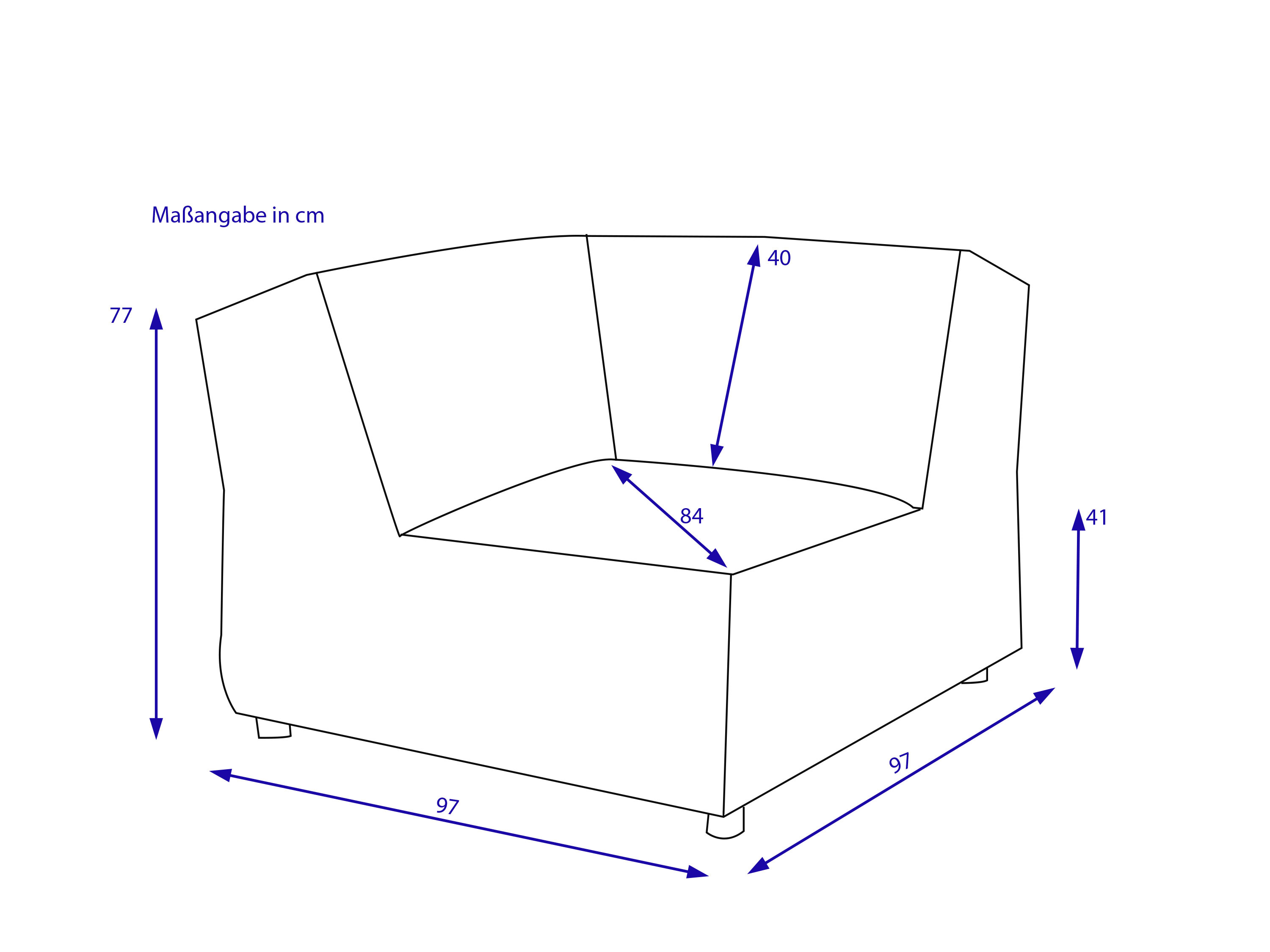 Sofaelement SANSIBAR WESTERLAND