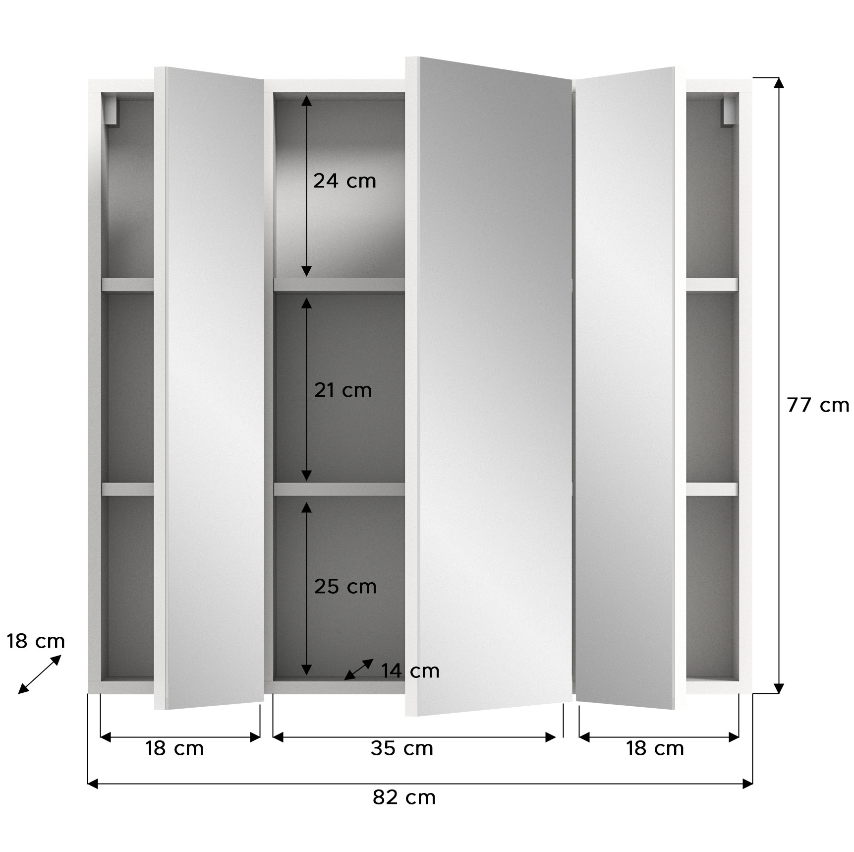 Spiegelschrank VIRA