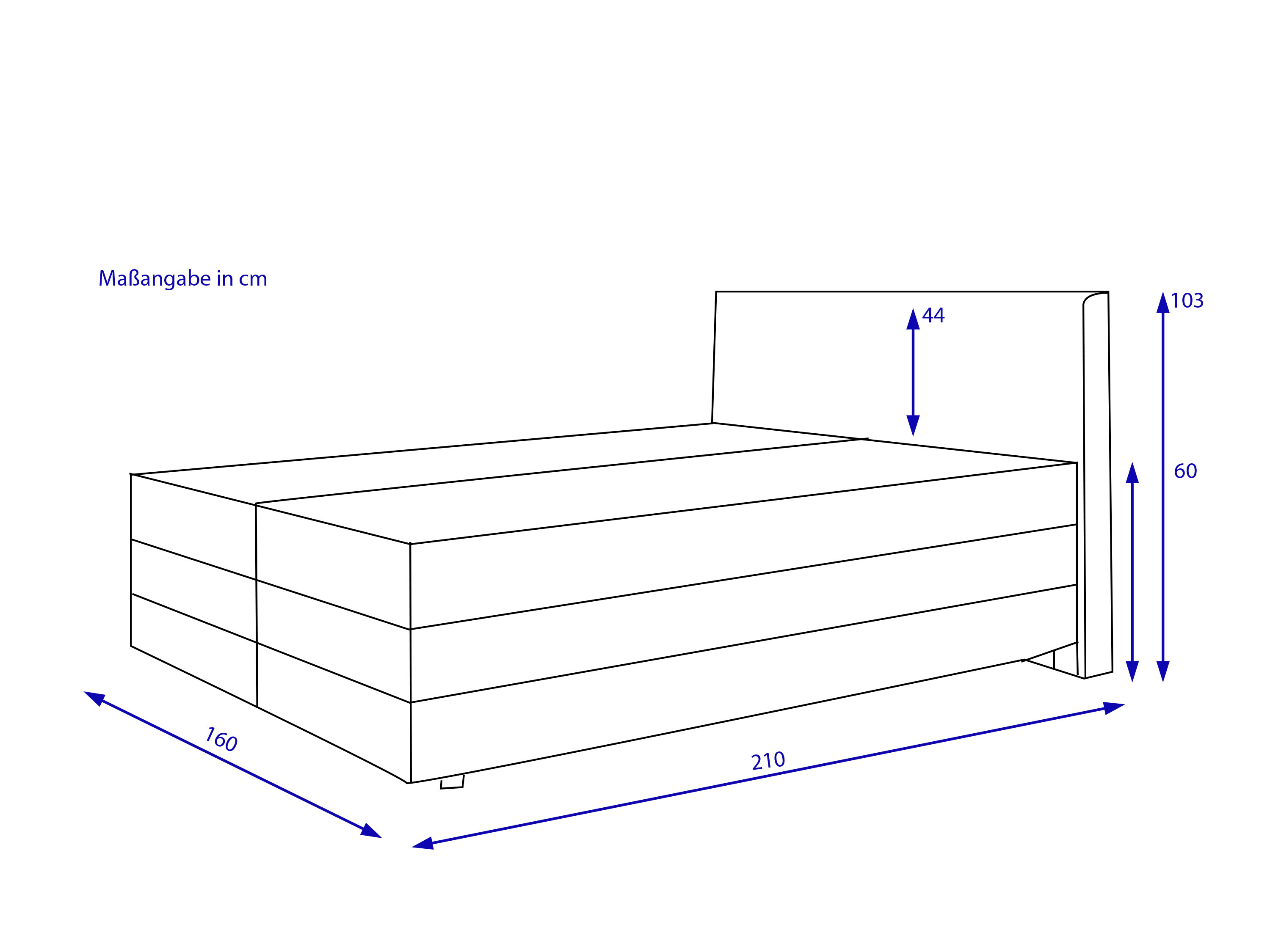 Boxspringbett LIVIN MILANO