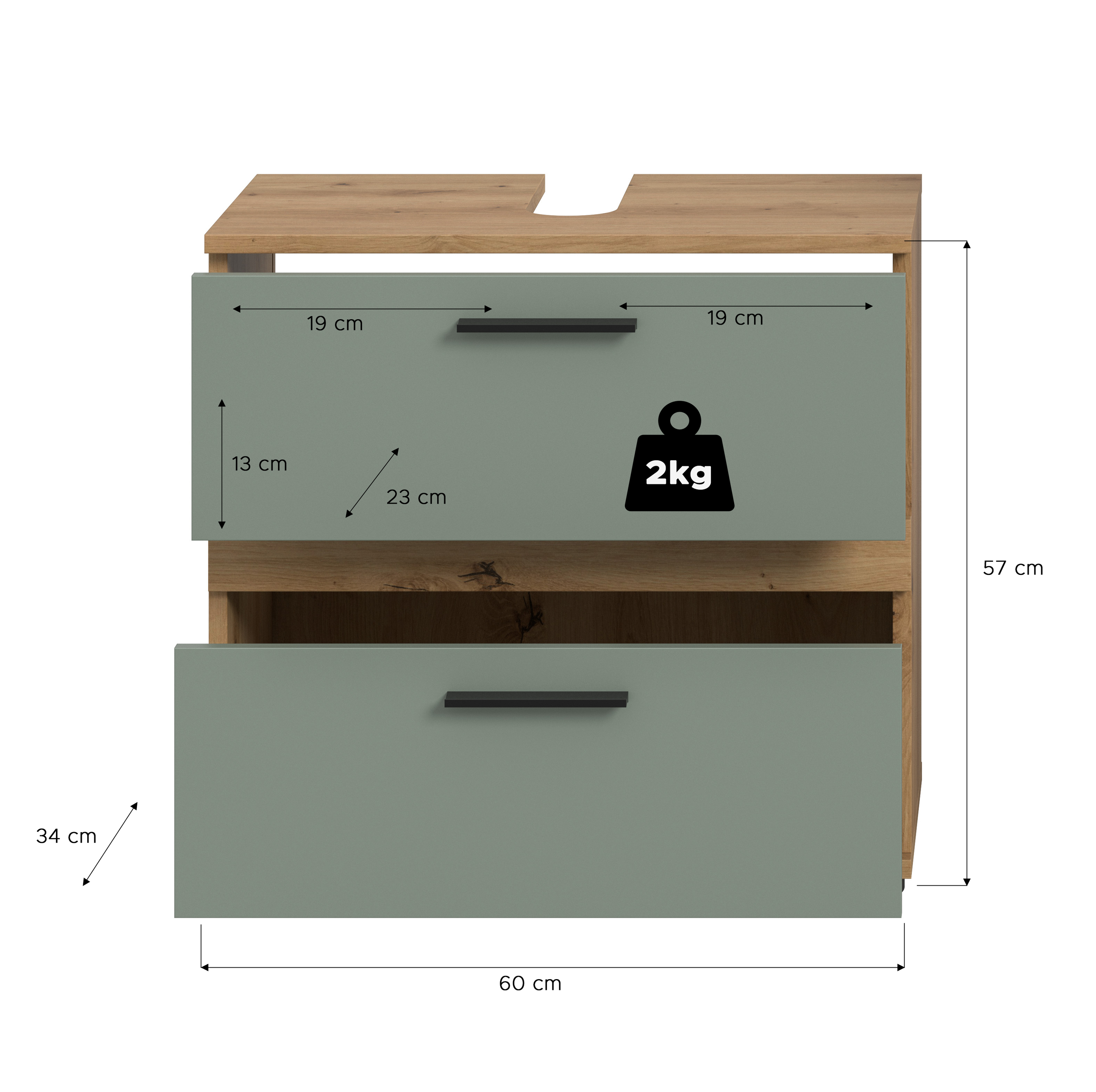 Waschbeckenunterschrank BLAKE