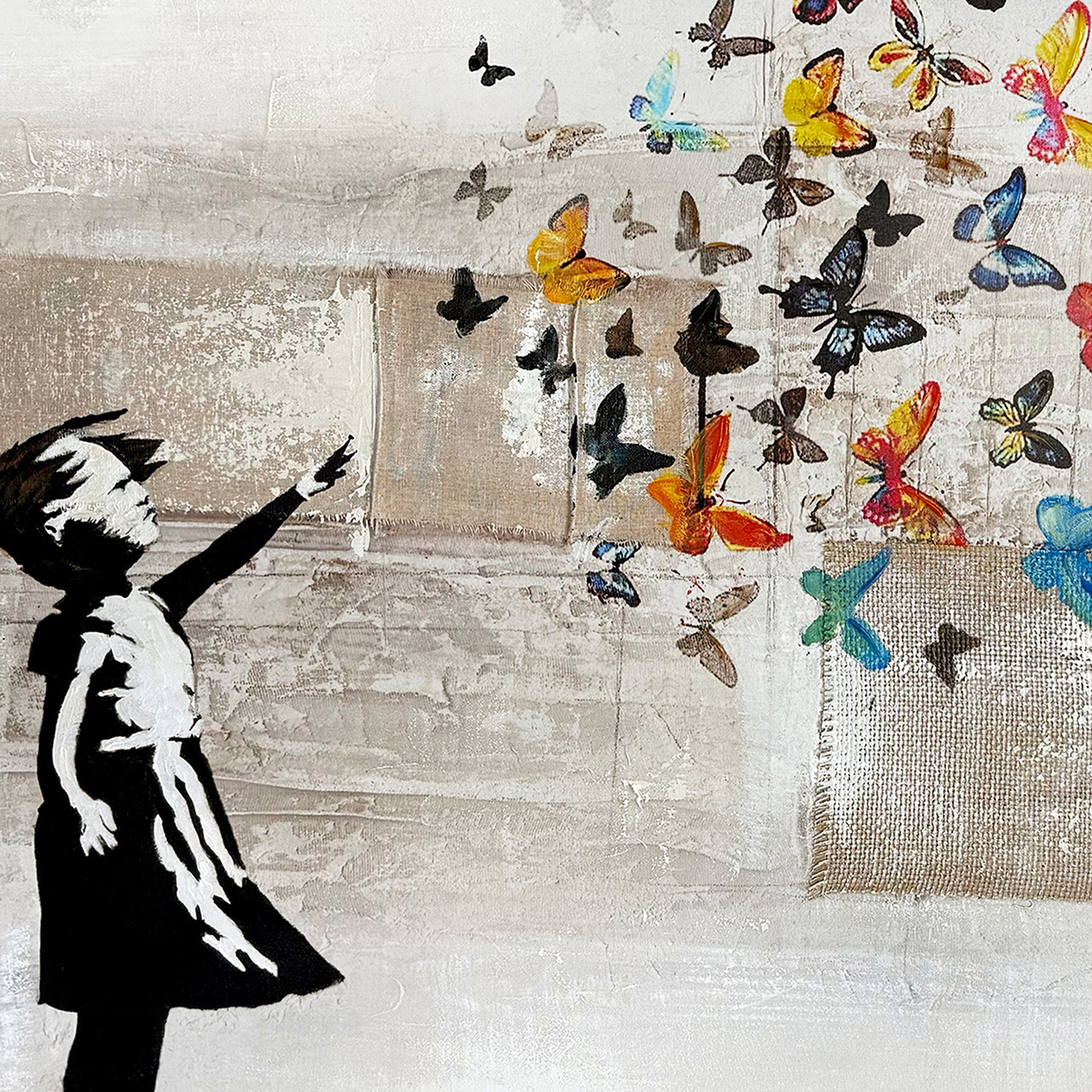 Gemälde BUTTERFLY GIRL