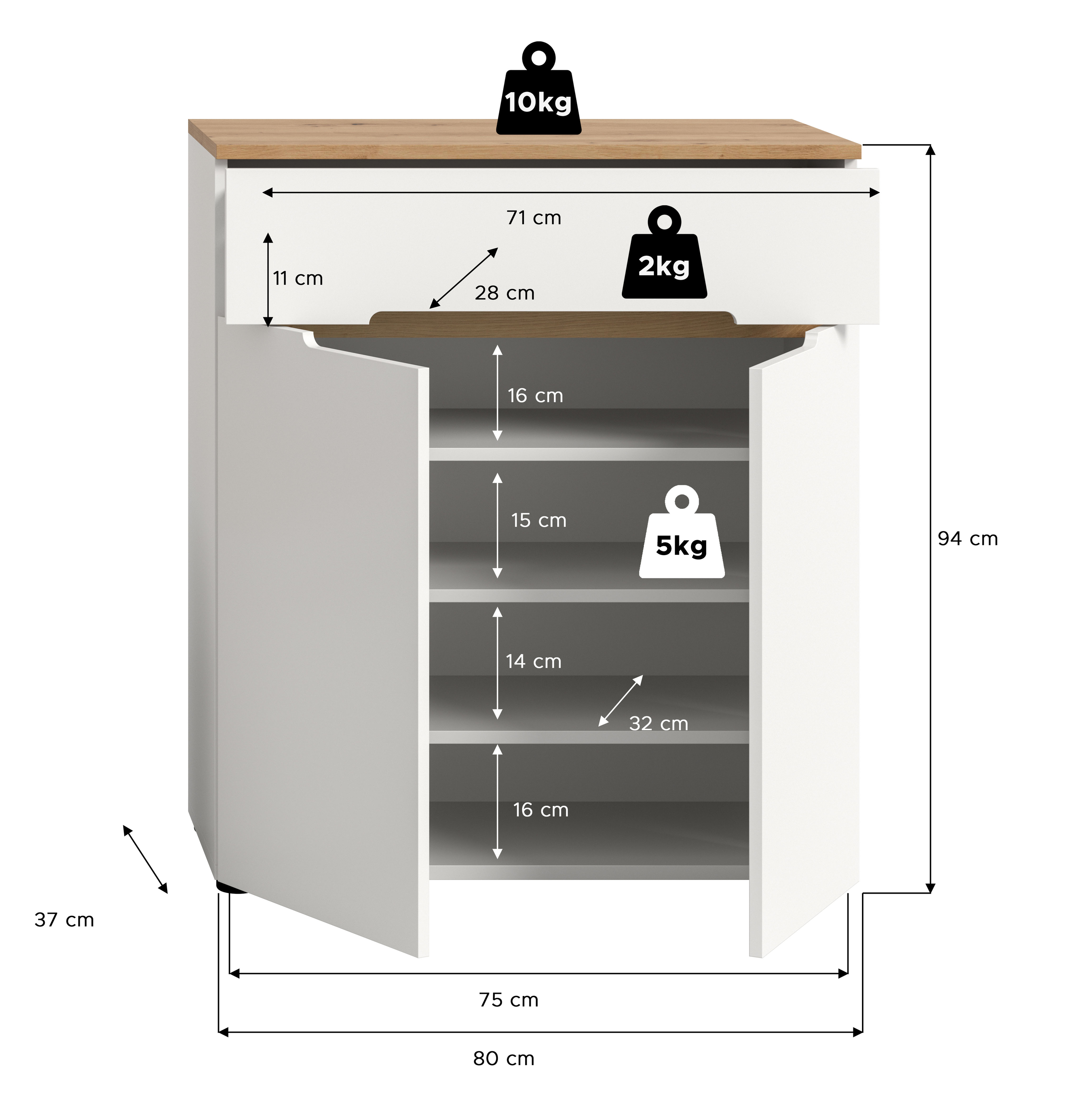Schuhschrank CANU