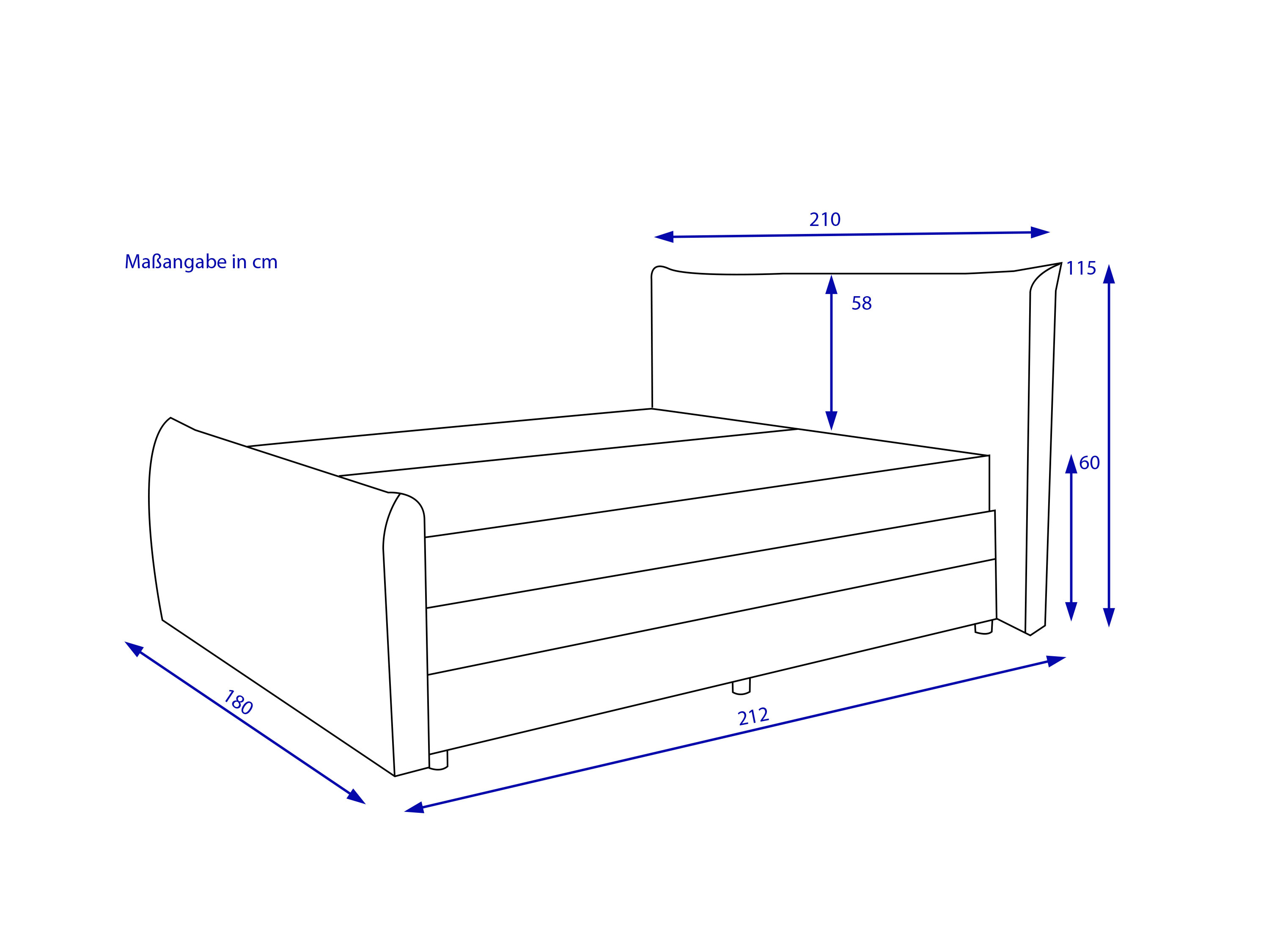 Boxspringbett HARPER ELMIRA