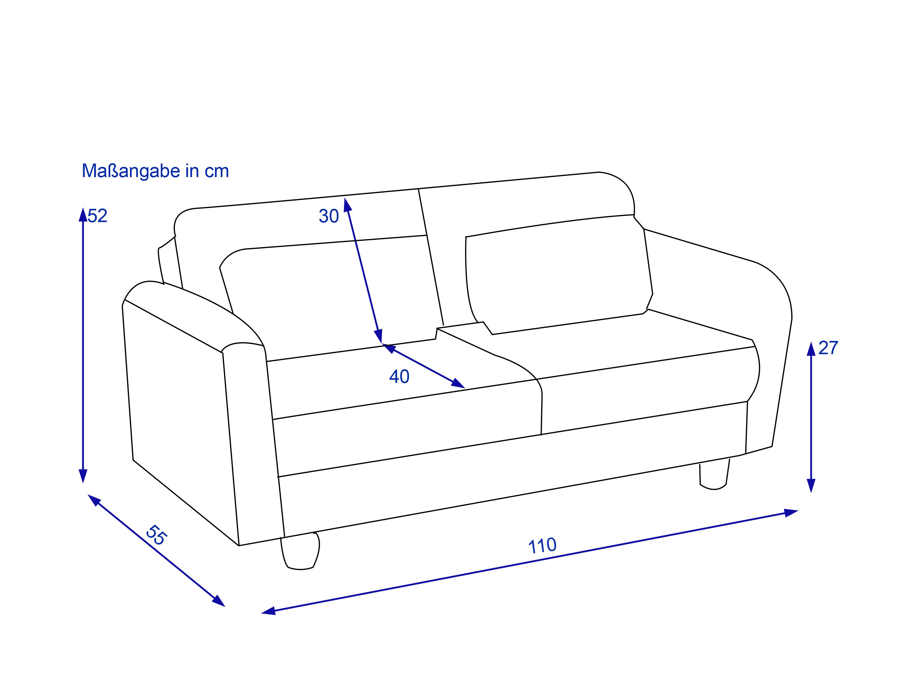 Kindersofa ANTON