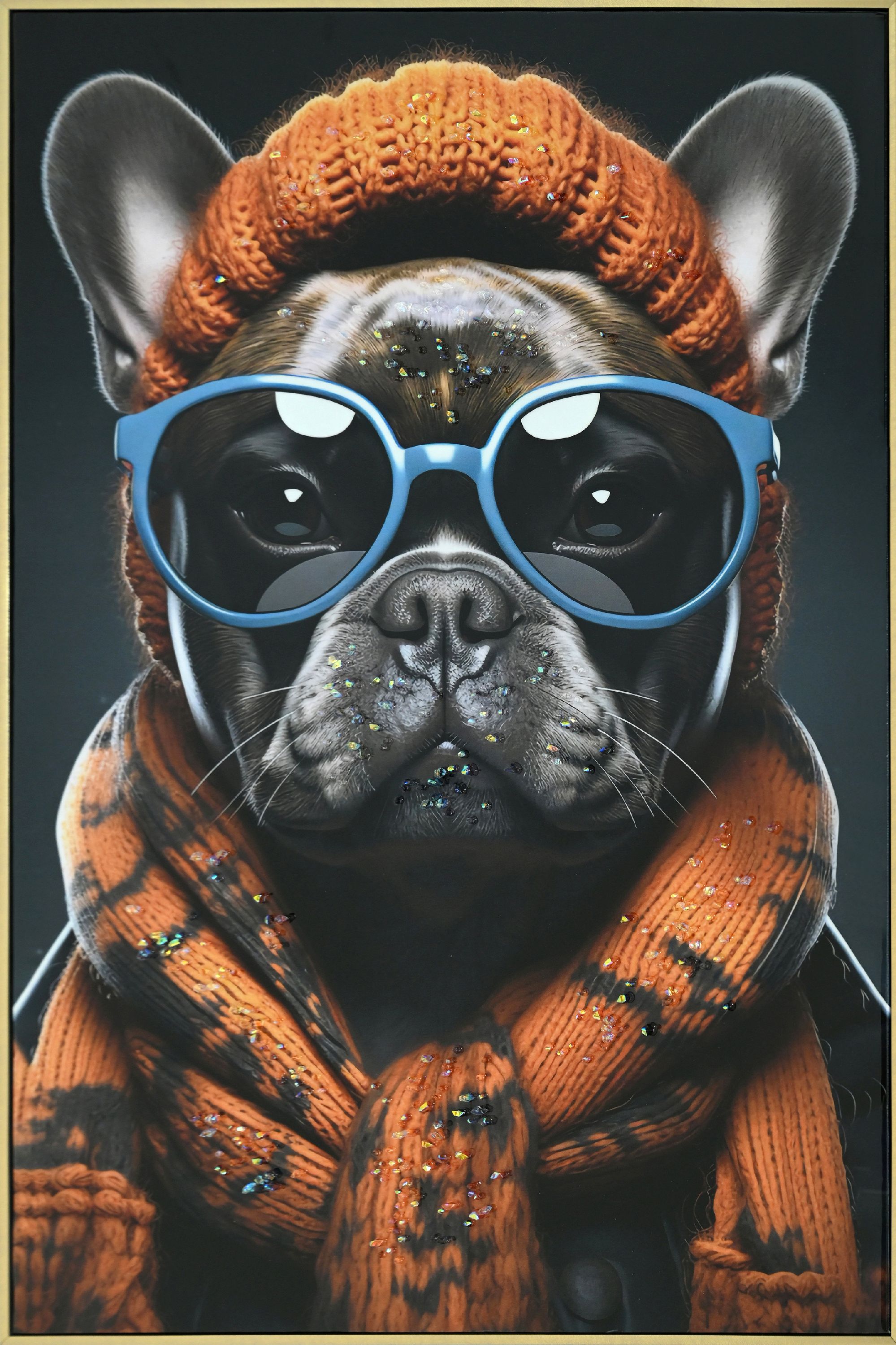 Bilder-Set DOG MIT BRILLE