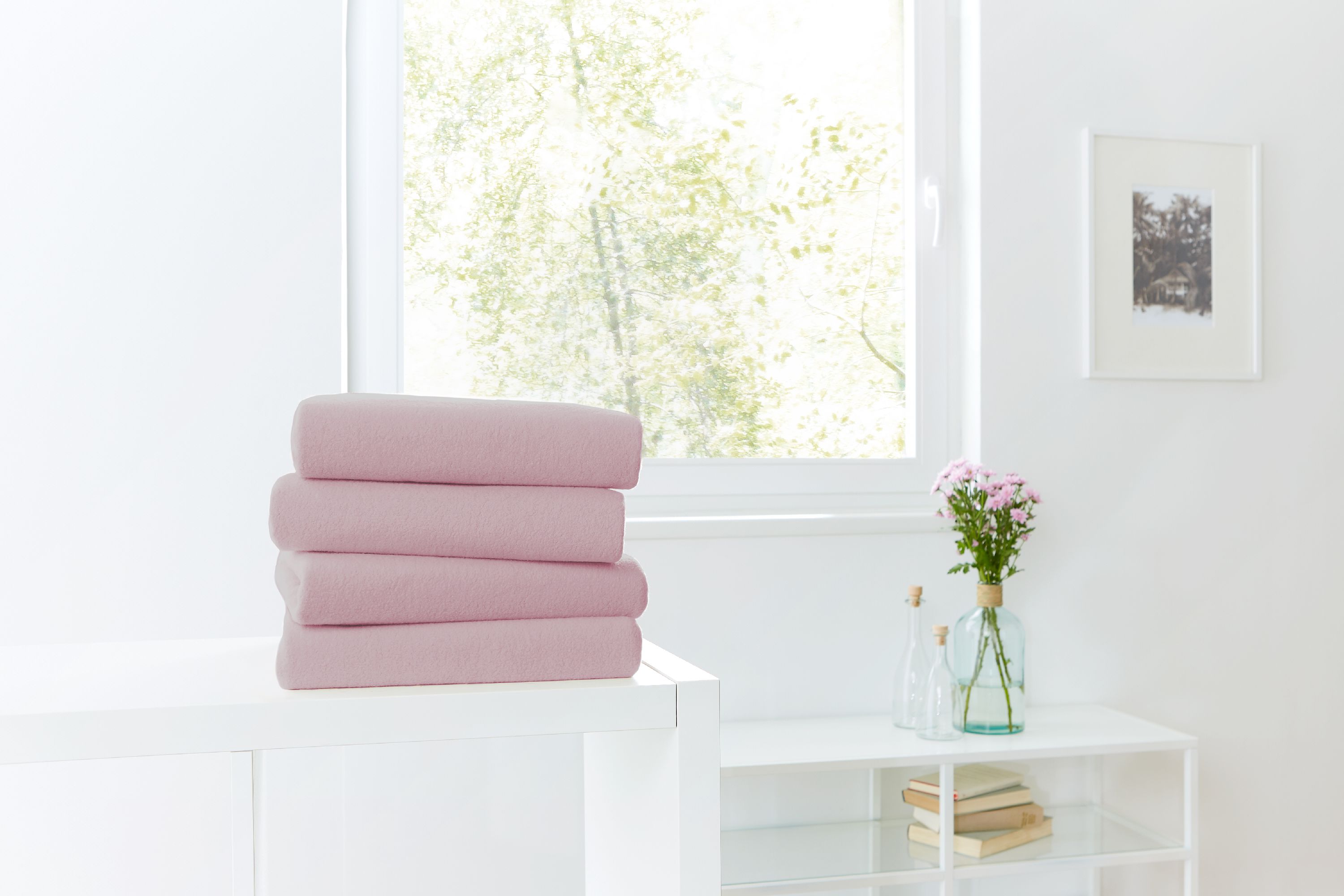 Spannbettlaken TEDDY mauve