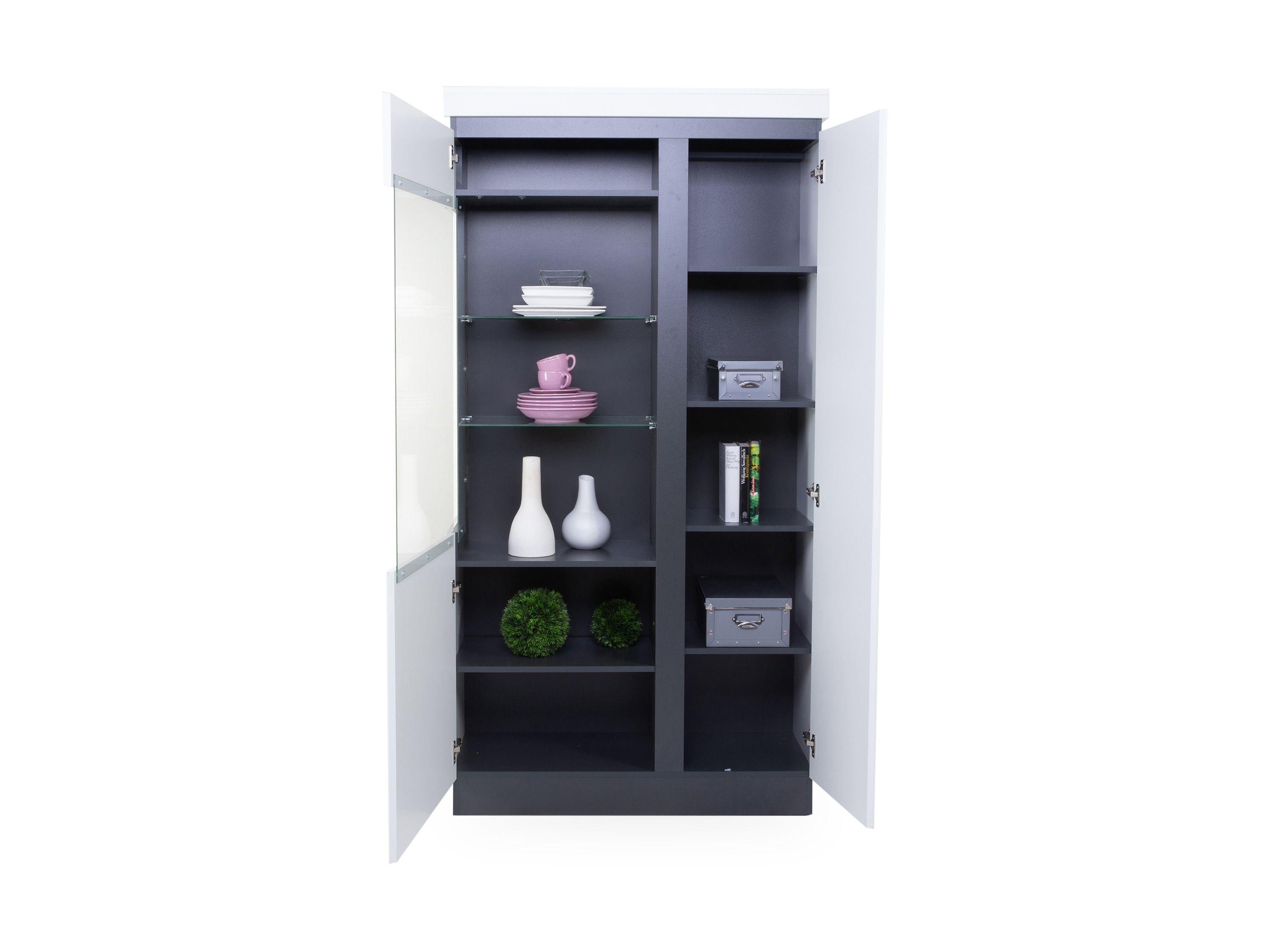 Vitrine ASMUS weiß