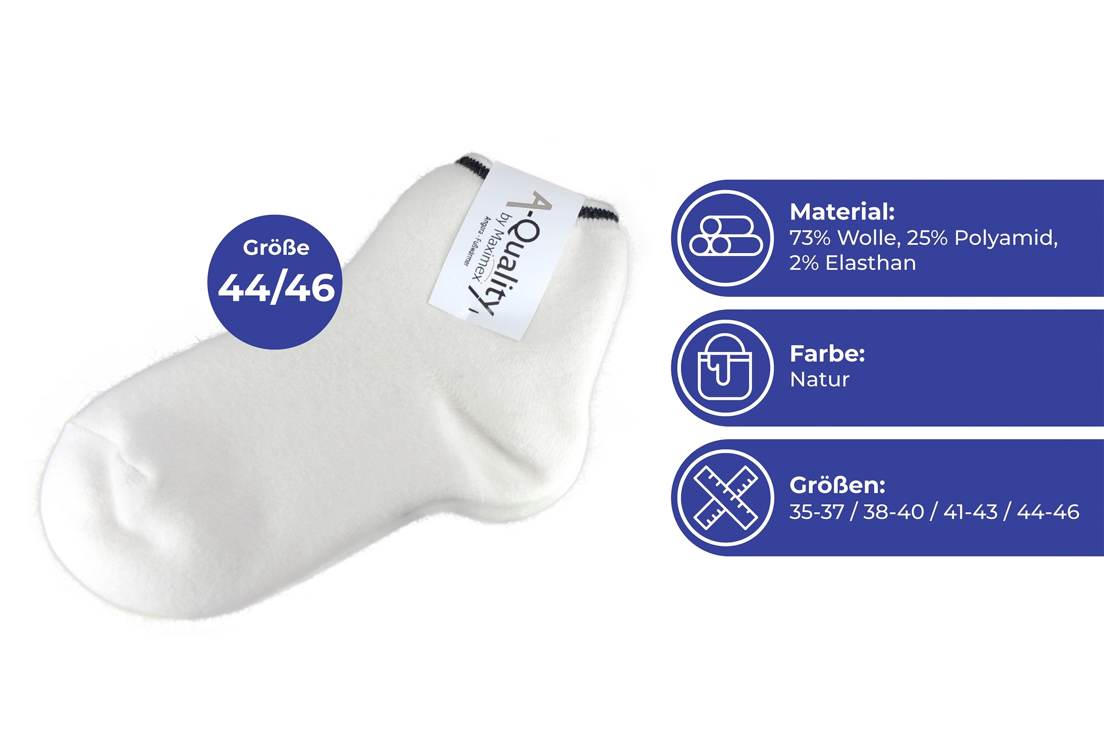 Angora-Bettsocken