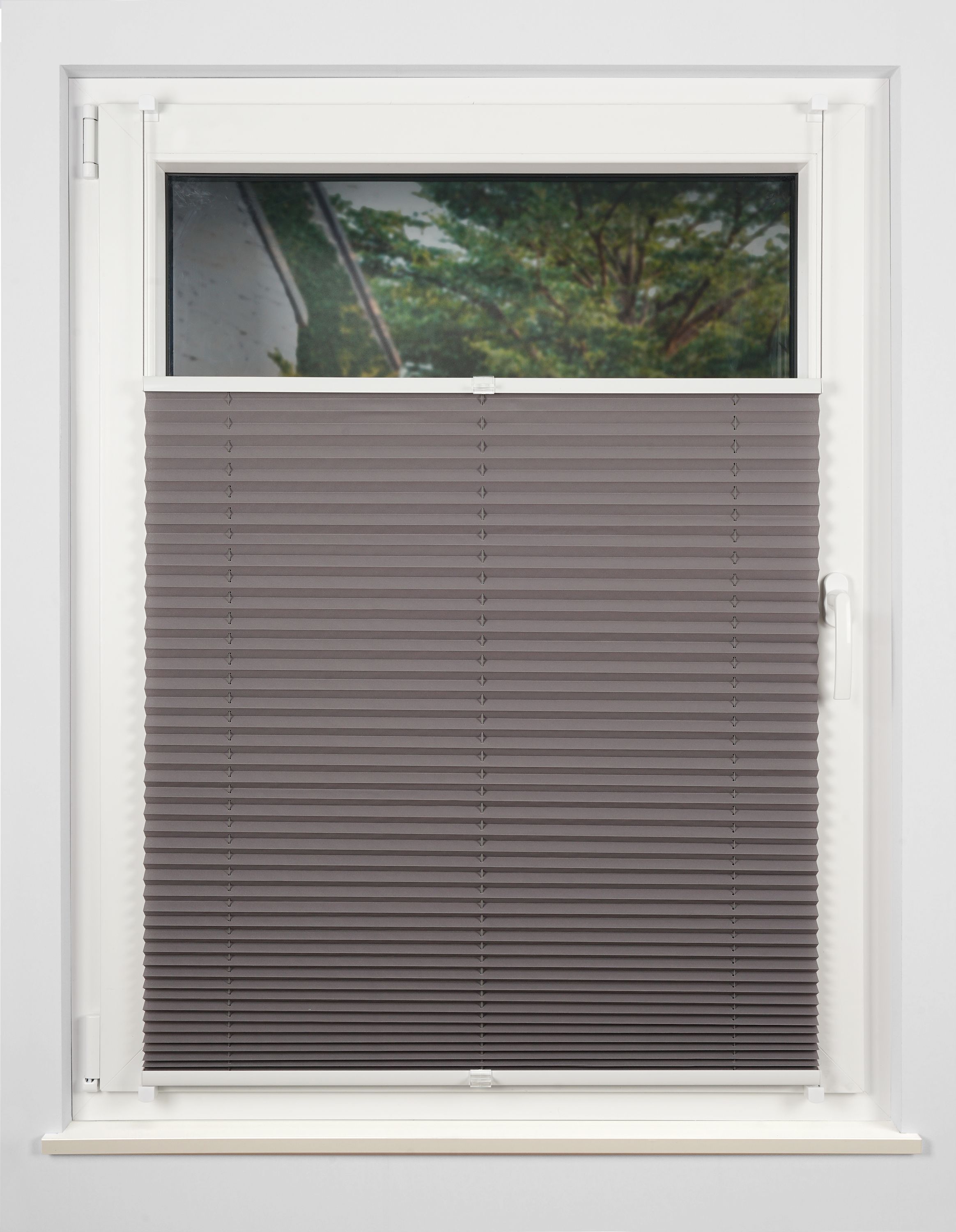 Plissee FREE grau 65x130cm