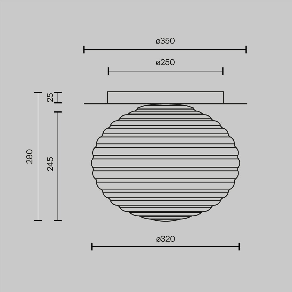 Deckenleuchte REELS