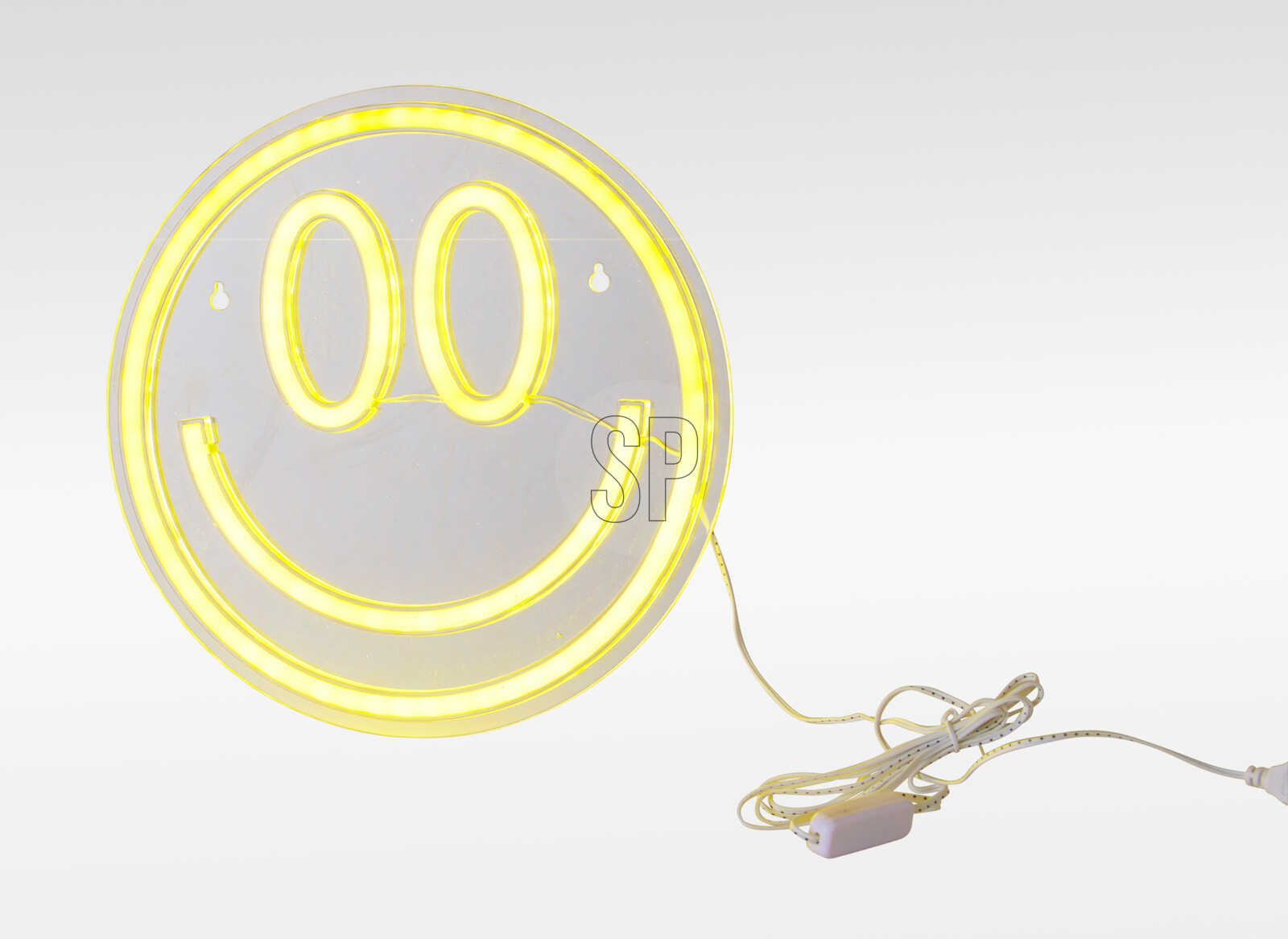 Wanddeko NEON SMILEY