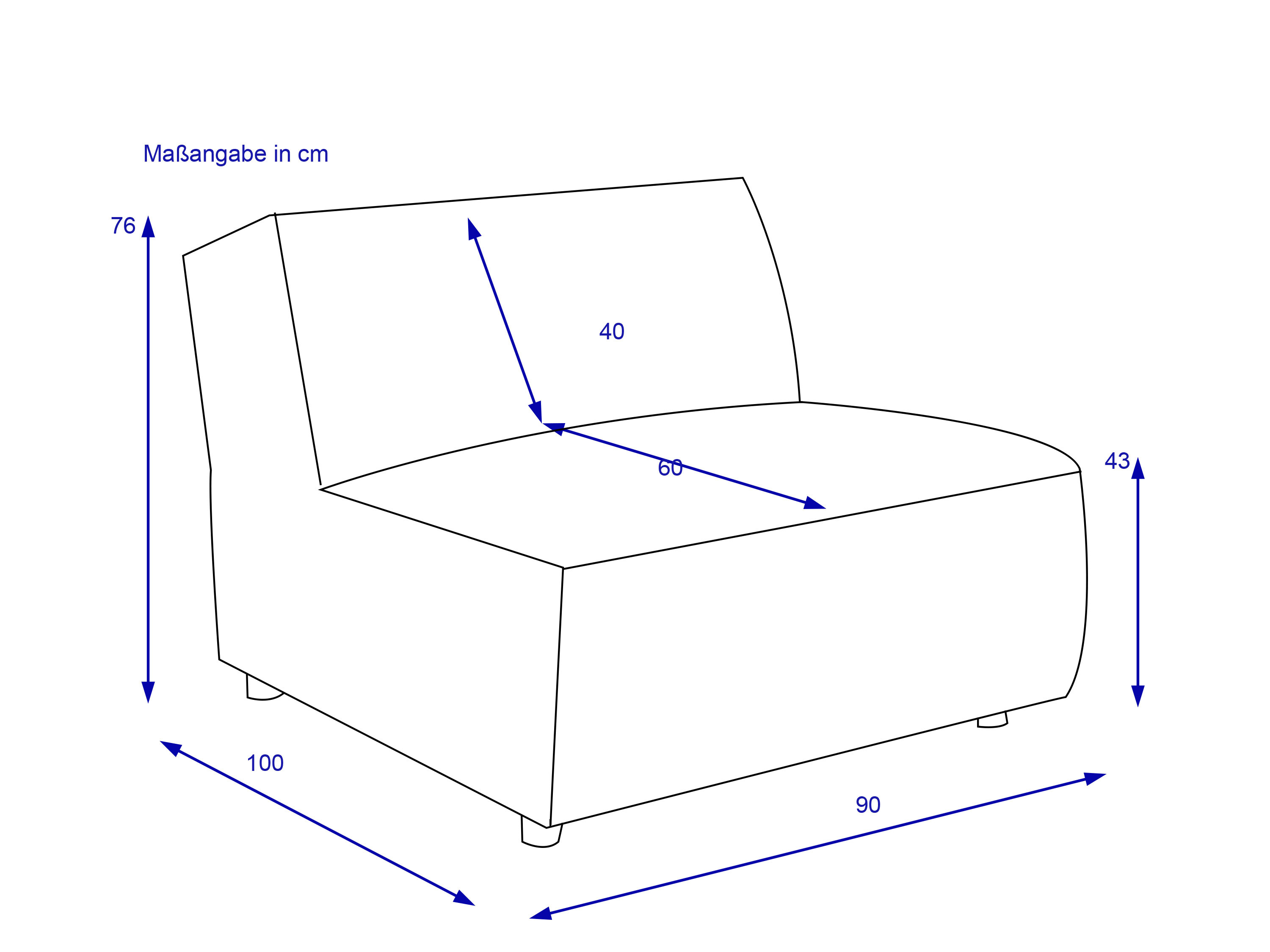 Sofaelement SANSIBAR PADBORG