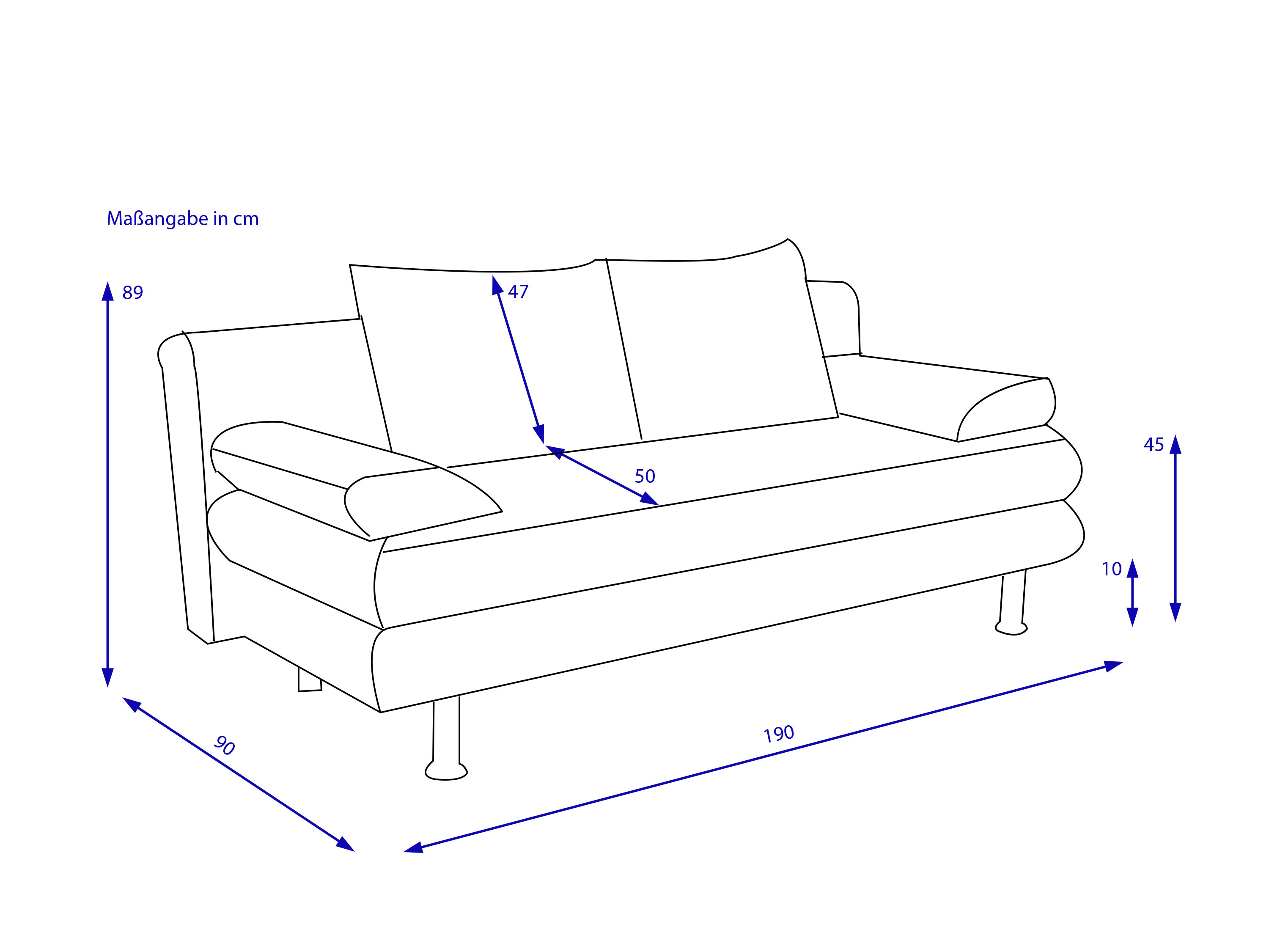 Schlafsofa HARPER SAKAI