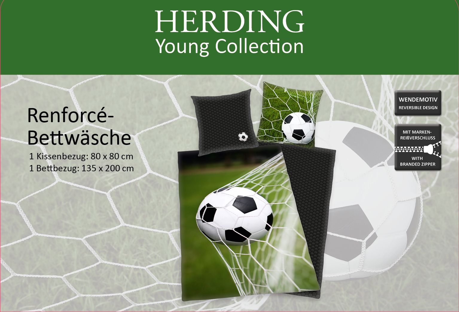 Bettwäsche Renforcé FUßBALL