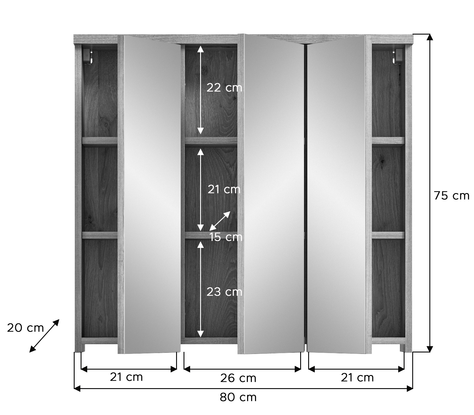 Spiegelschrank GRADO