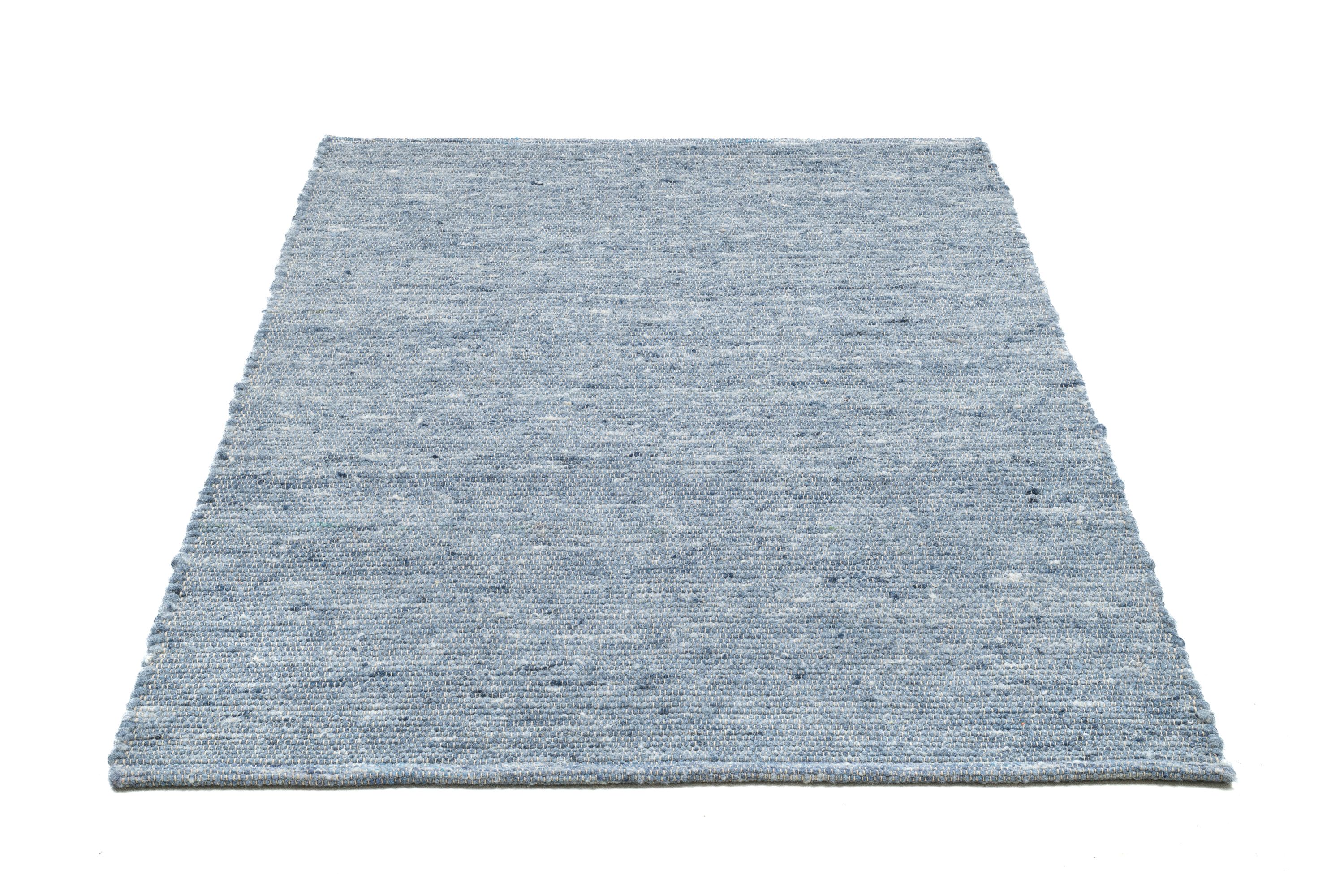 Teppich WOLLI blau