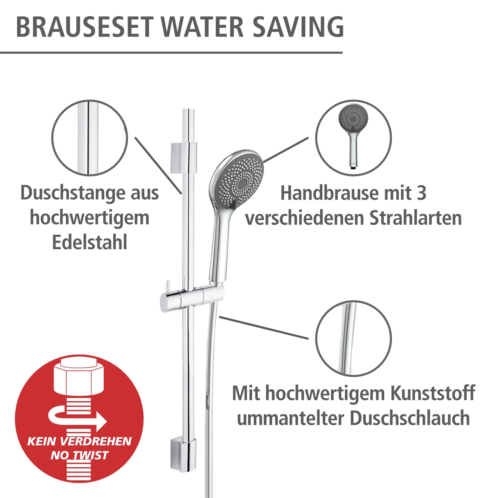 Brauseset WATERSAVING