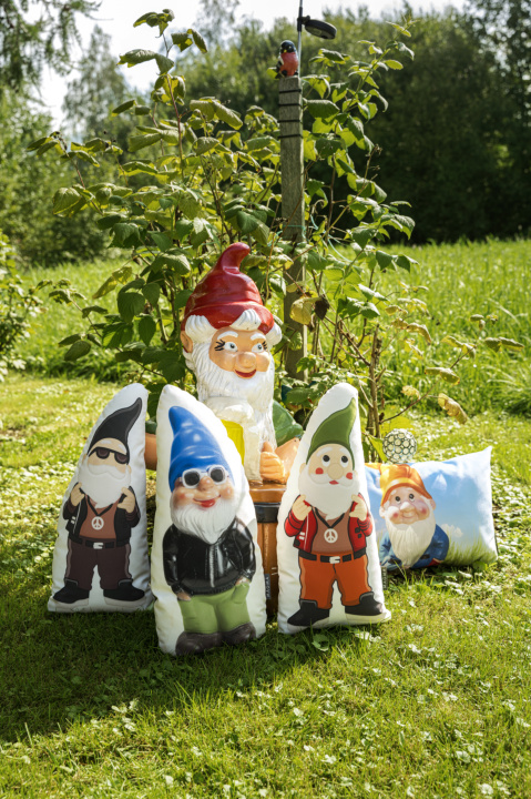 Kissen GARTENZWERGE