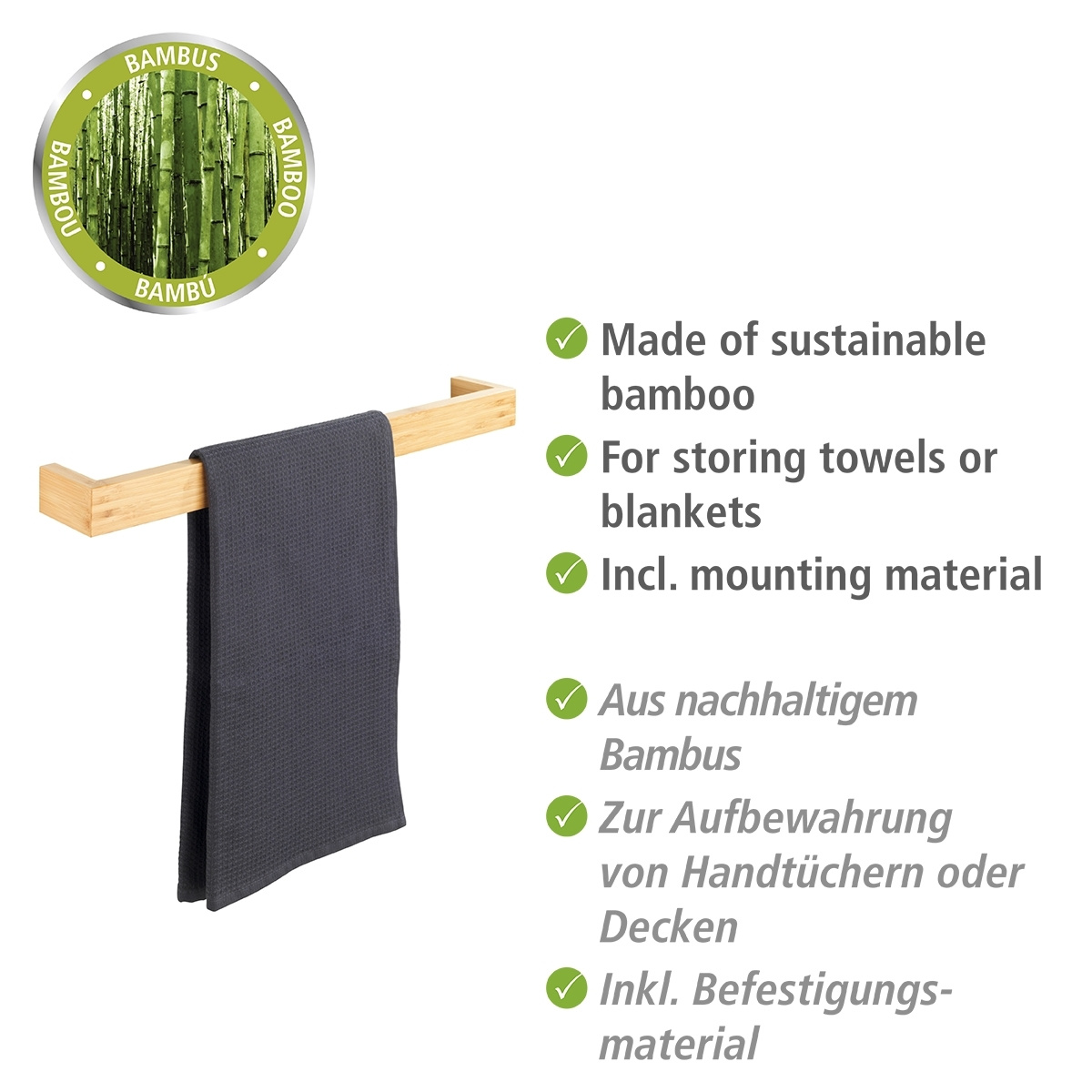Handtuchhalter BAMBUSA