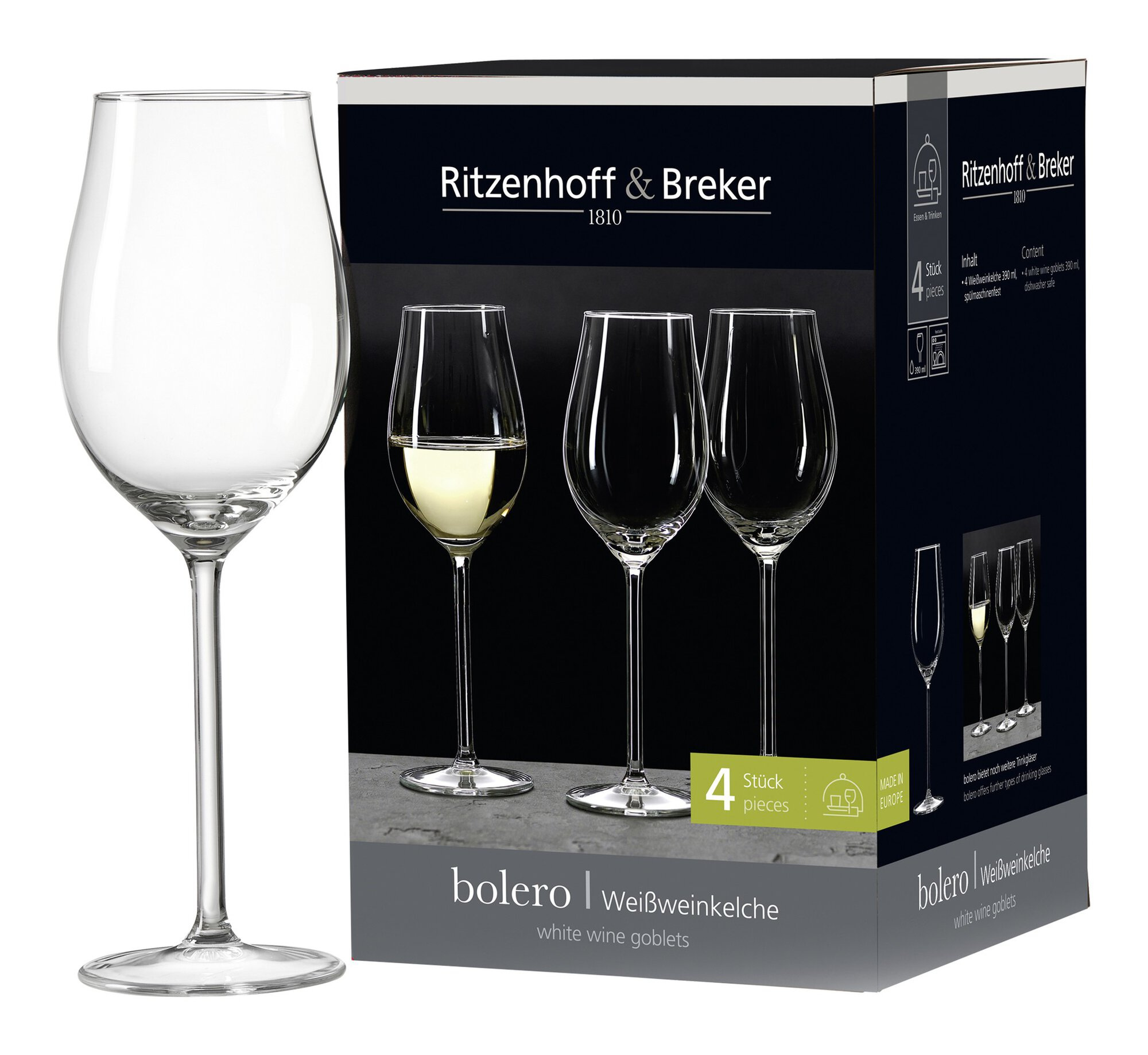Weissweinglas-Set BOLERO