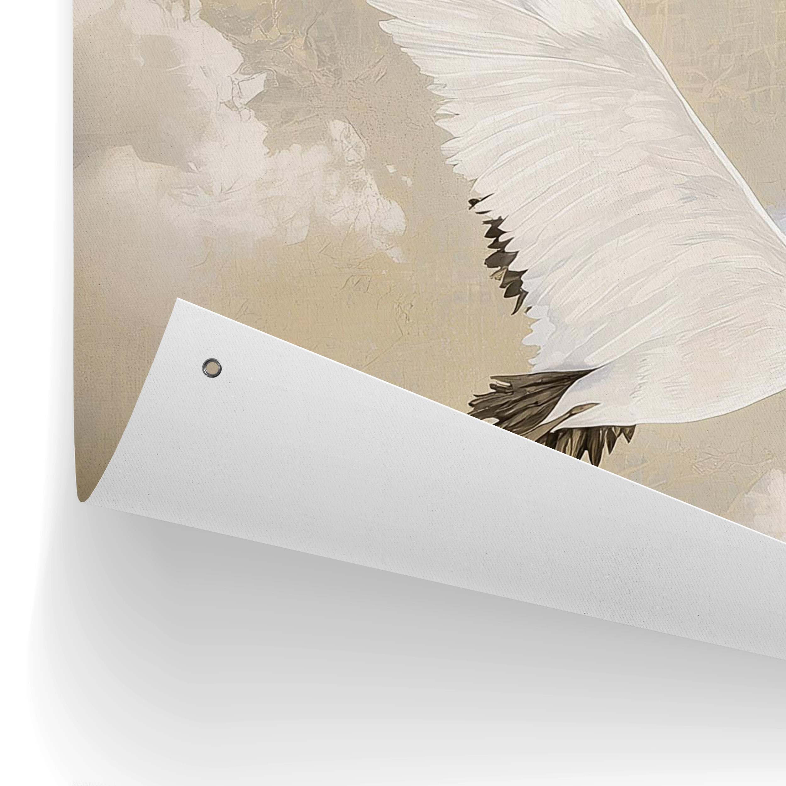 Outdoor Poster MOON CRANES