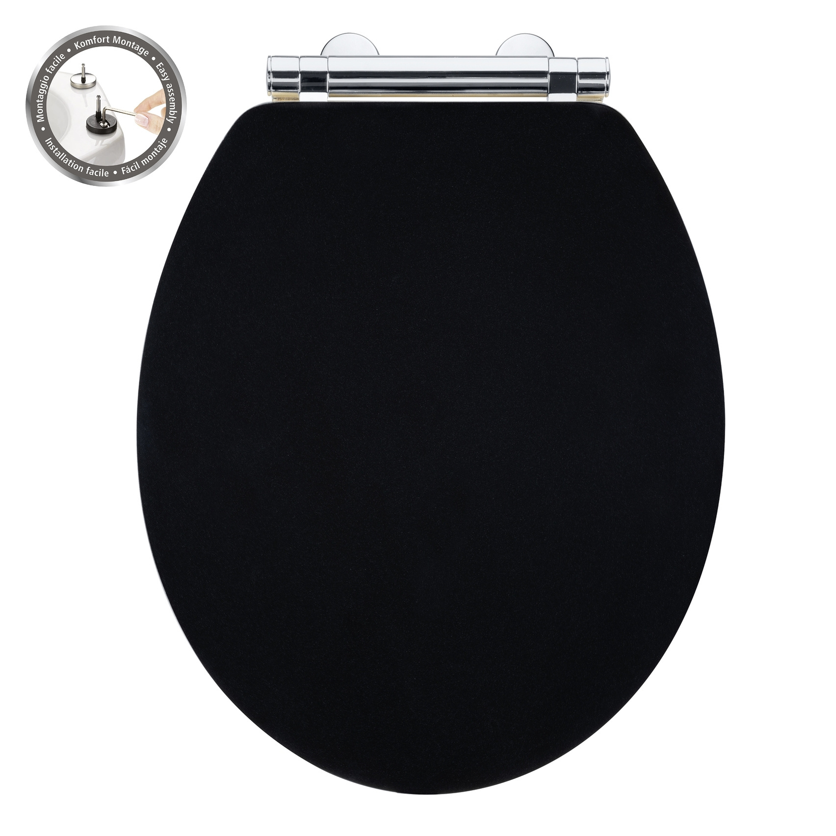 WC-Sitz BAMBUSA BLACK