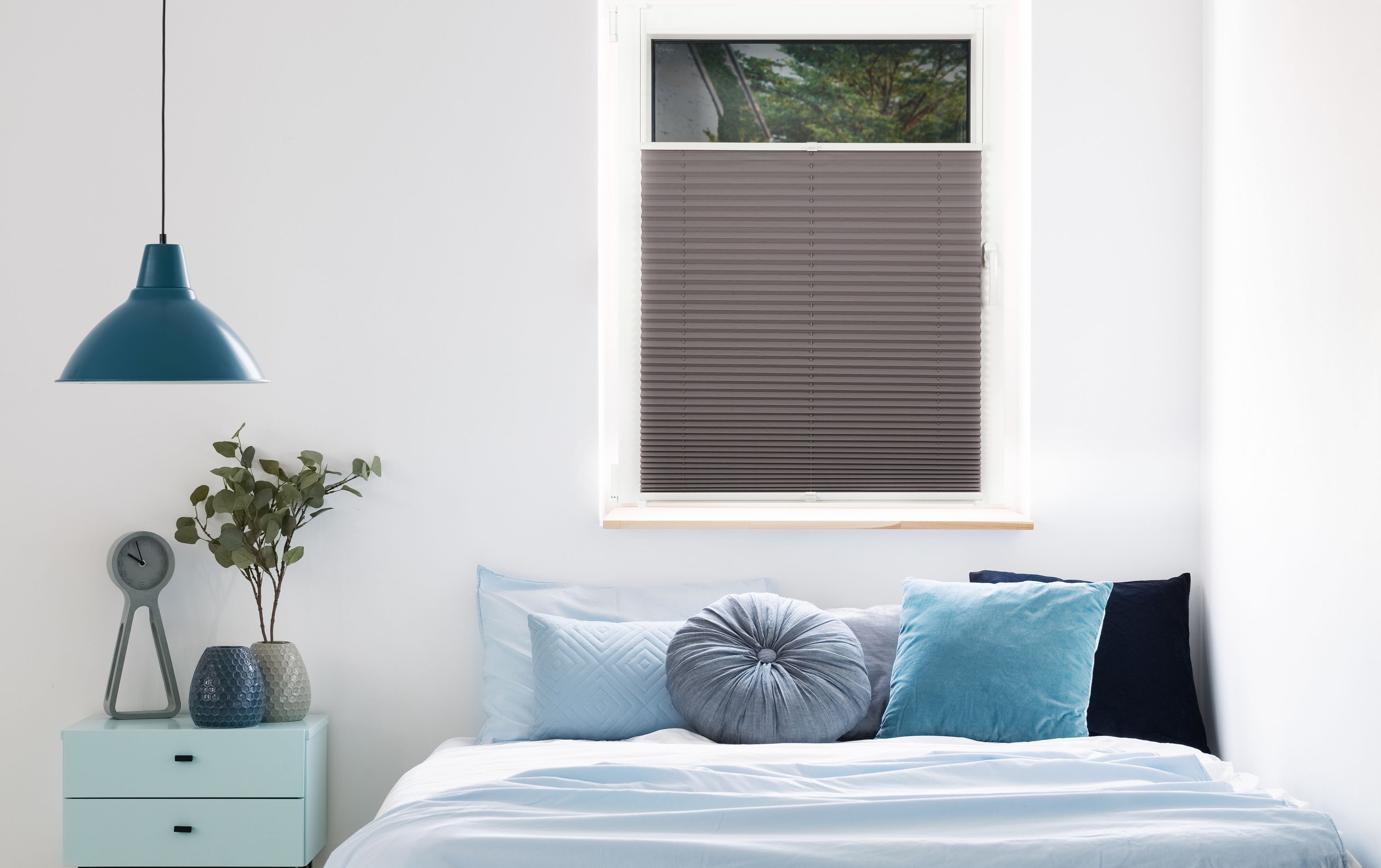 Plissee FREE grau 65x130cm